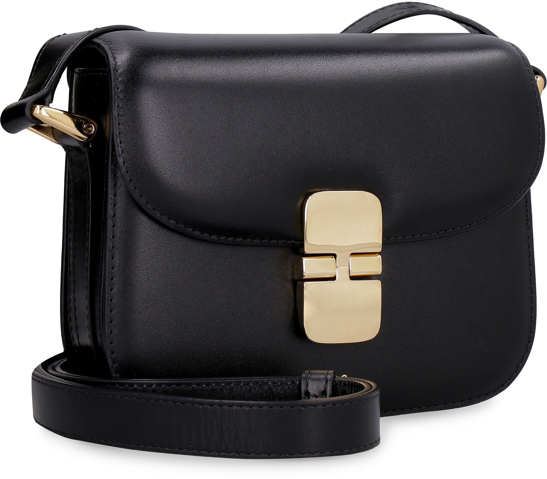 Grace leather mini crossbody bag