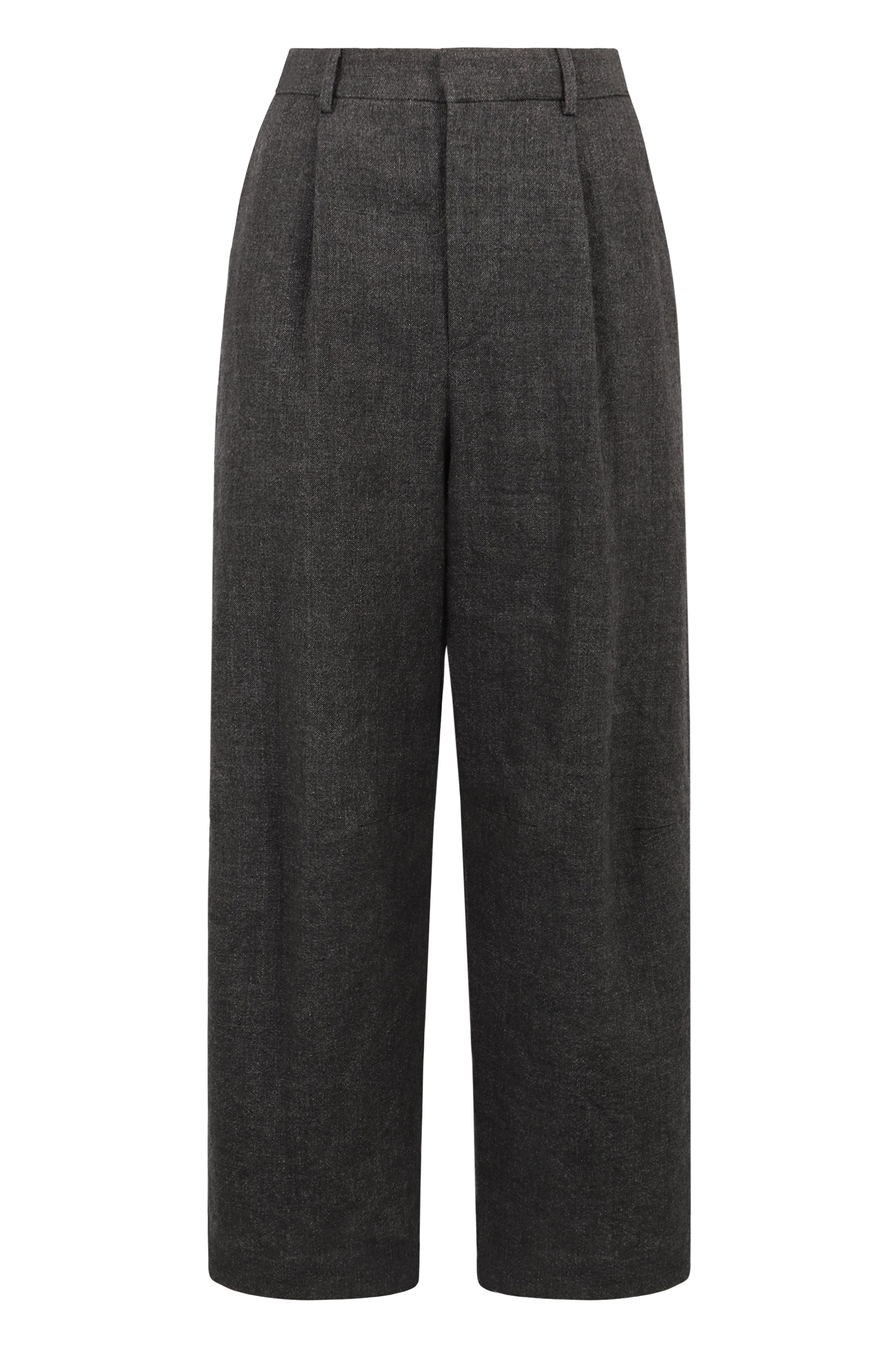 Wool blend trousers
