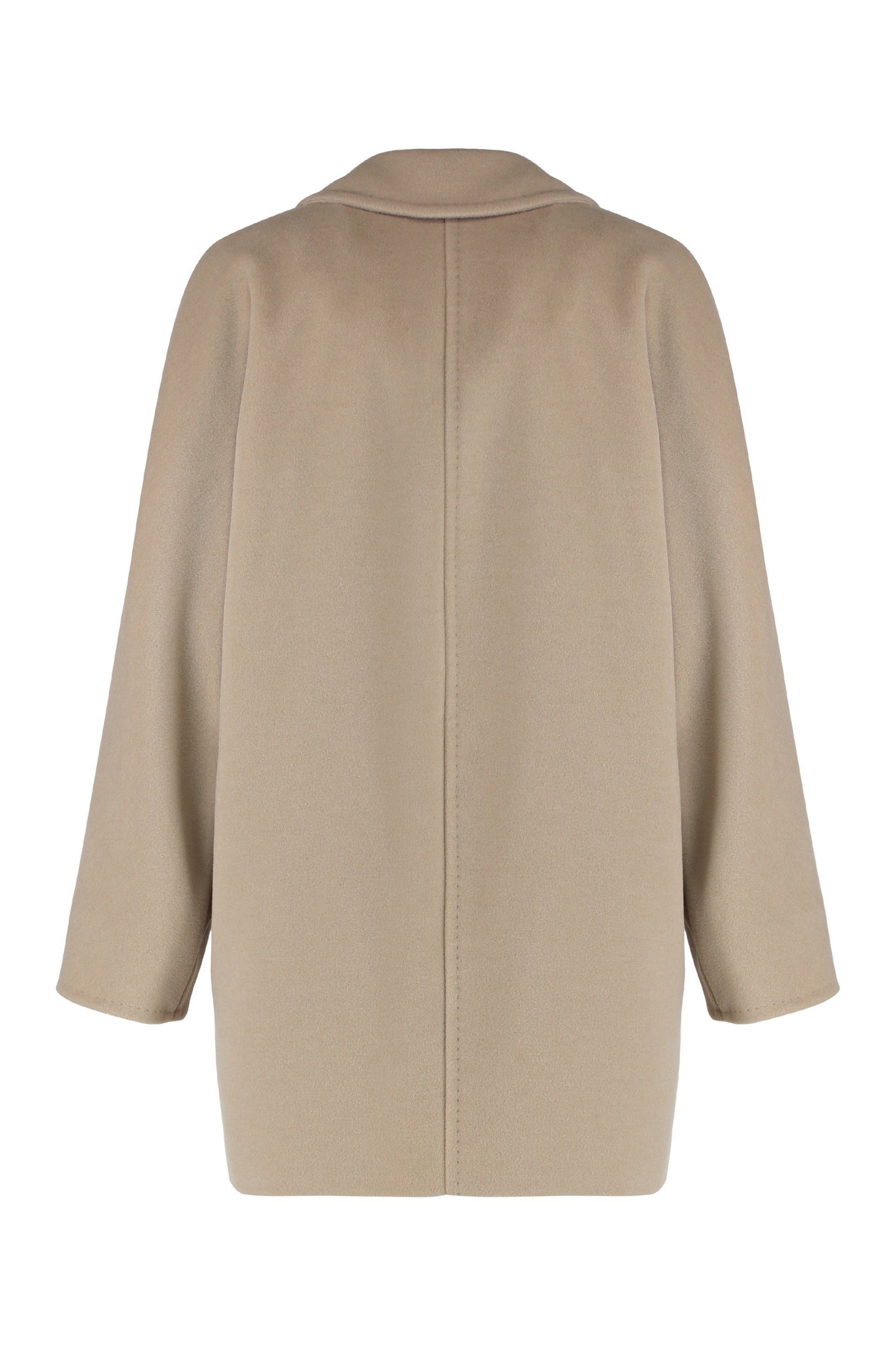 Rebus double-breasted wool and cashmere coat