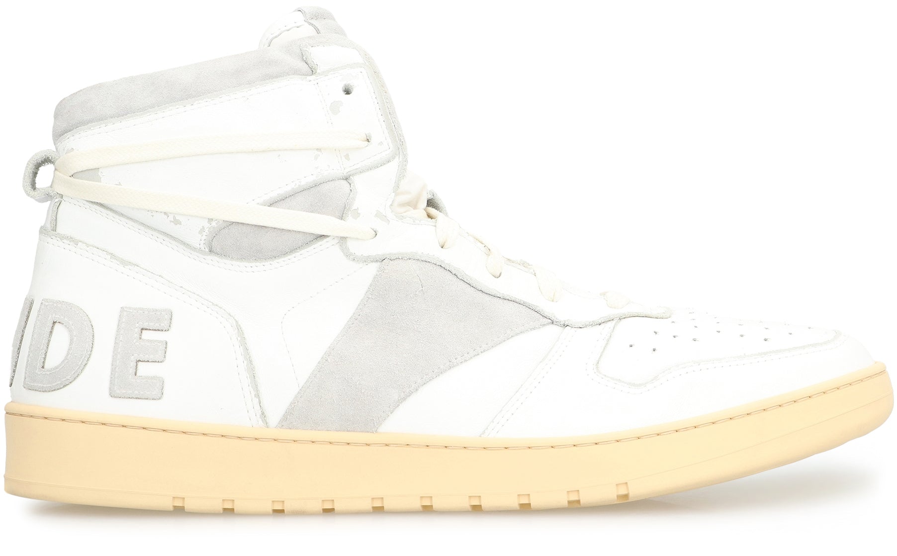 Rhecess leather high-top sneakers