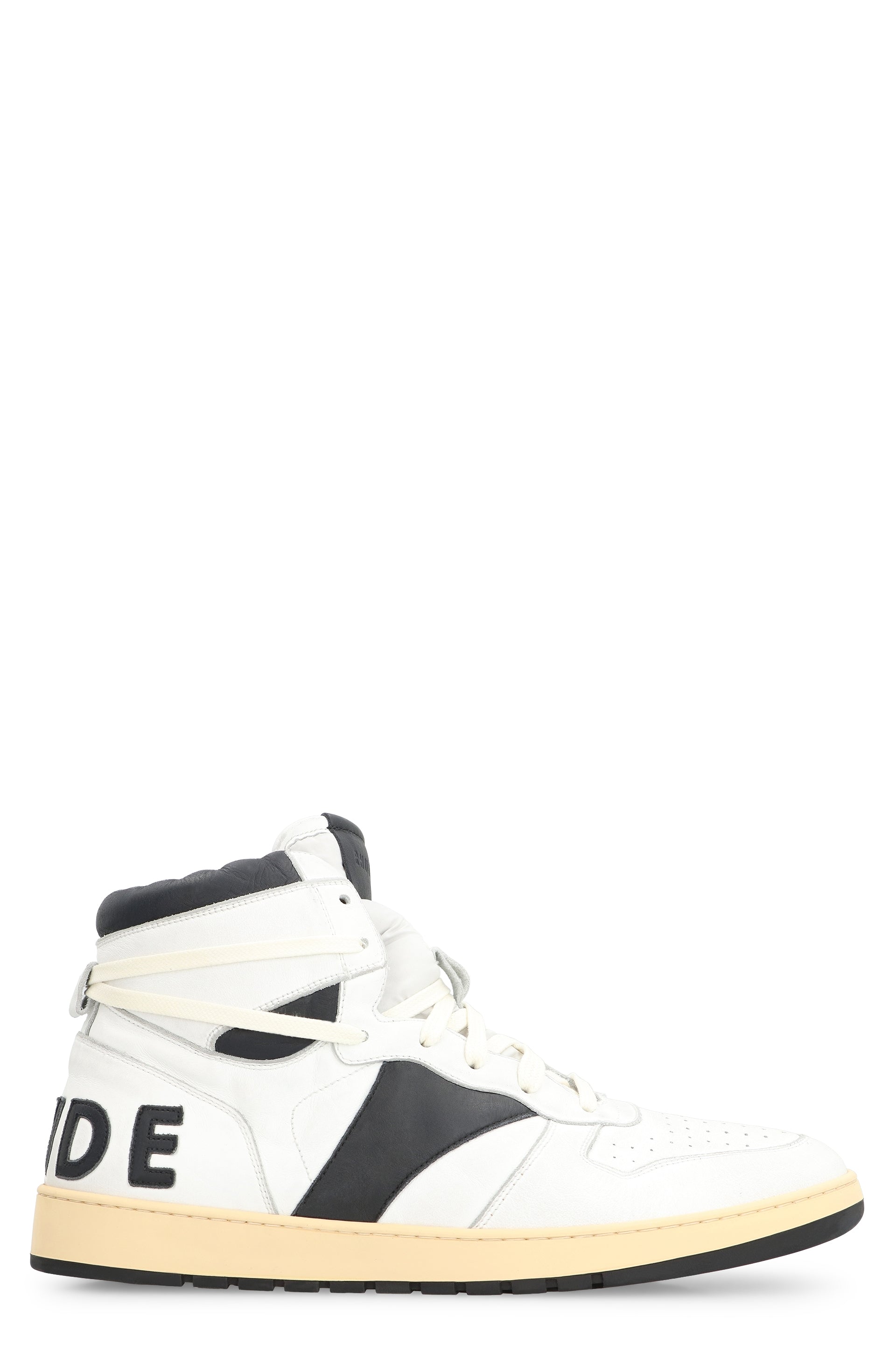 Rhecess leather high-top sneakers