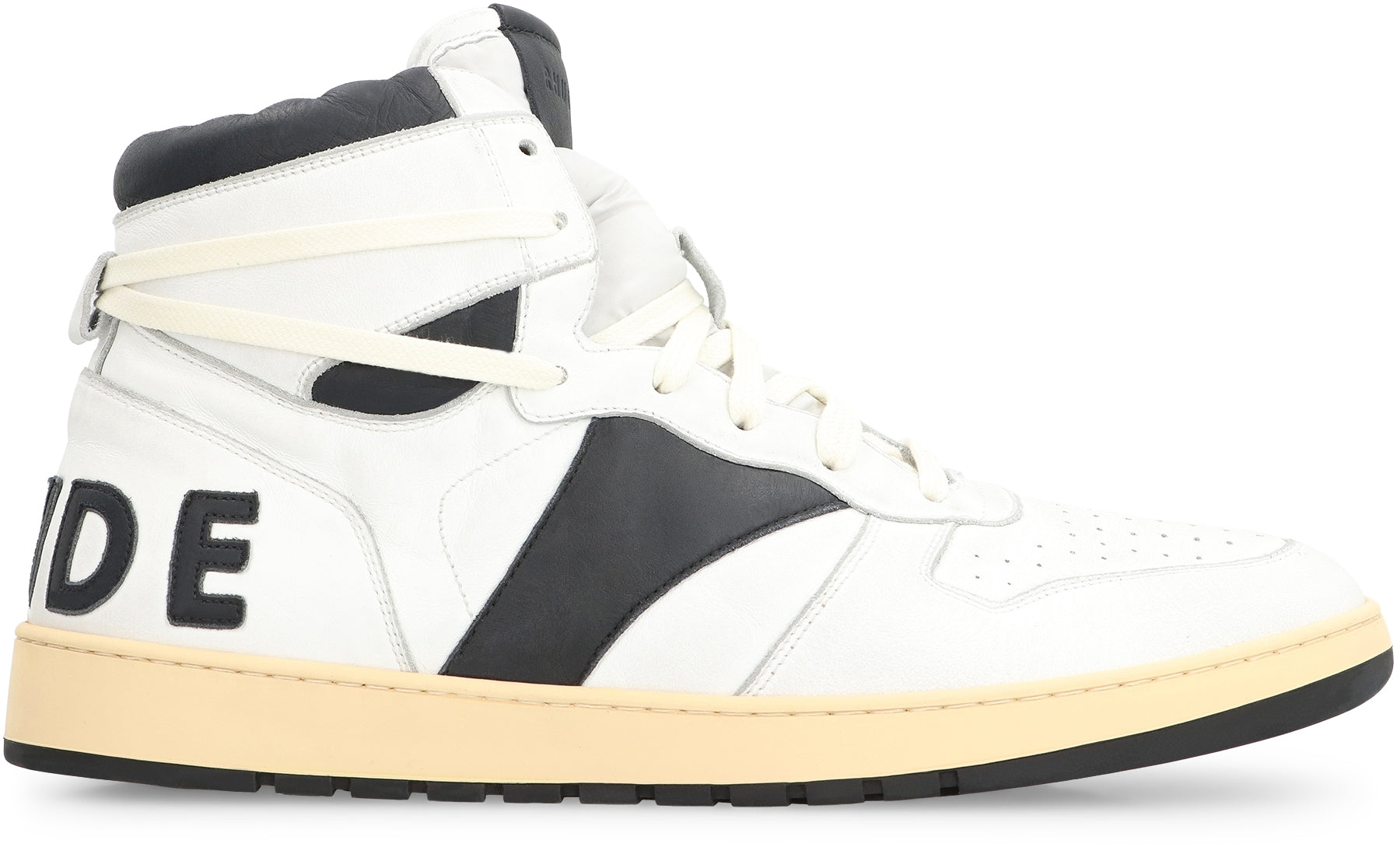Rhecess leather high-top sneakers