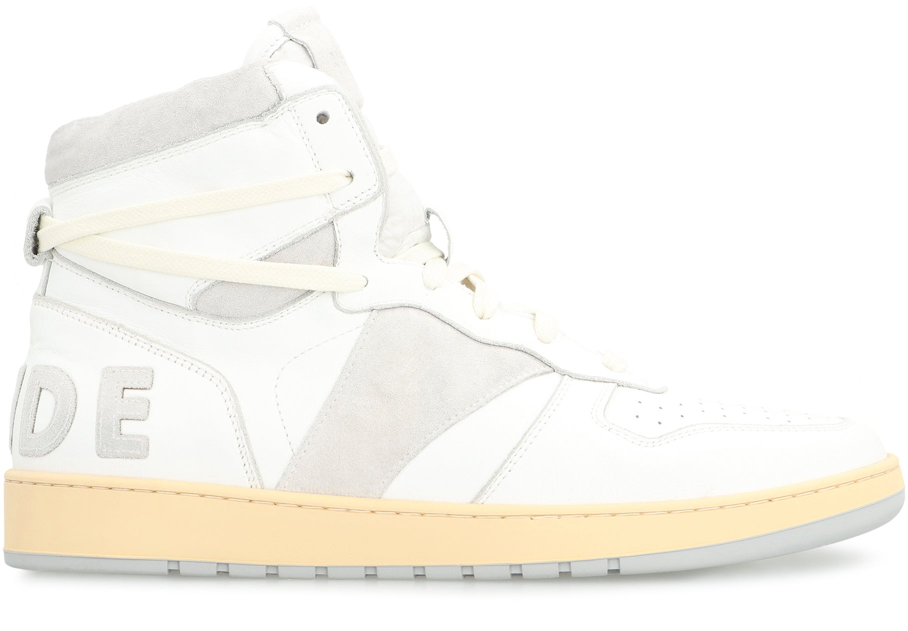 Rhecess leather high-top sneakers