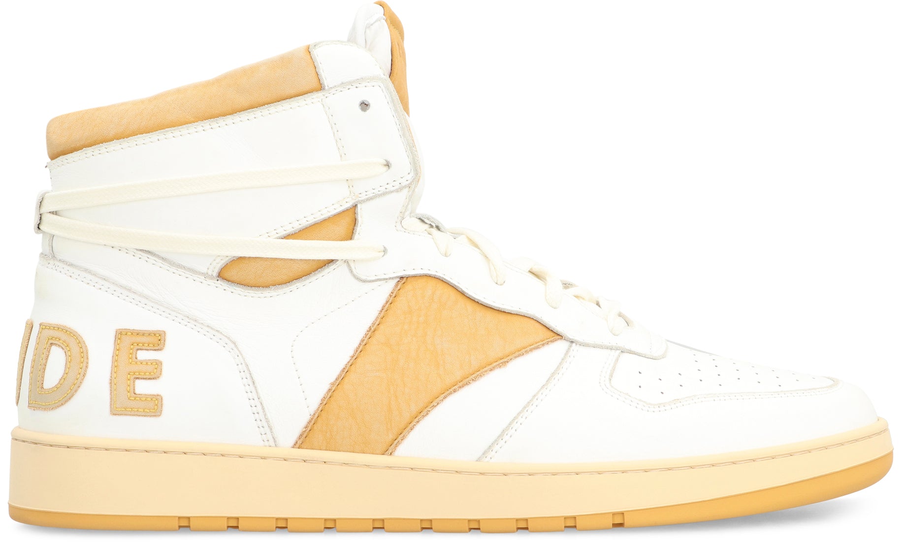 Rhecess leather high-top sneakers