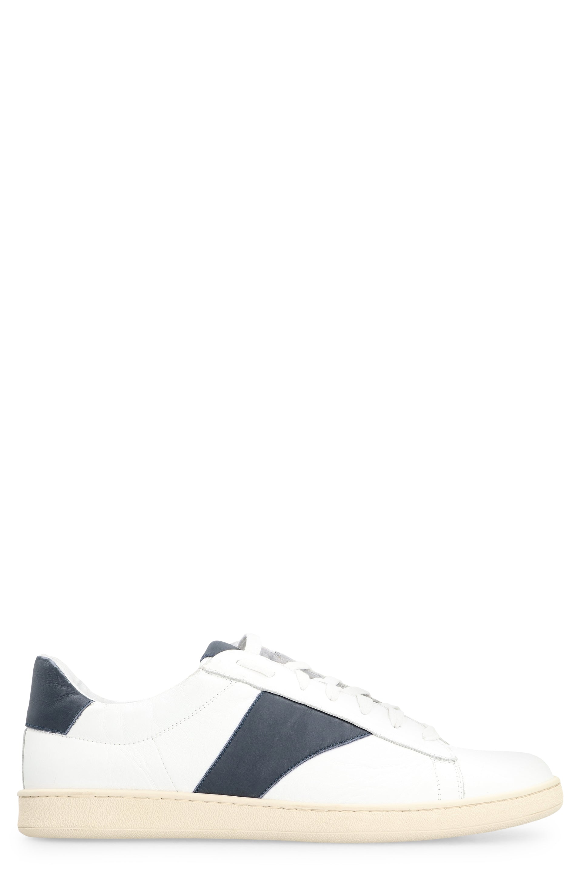 Court leather low-top sneakers