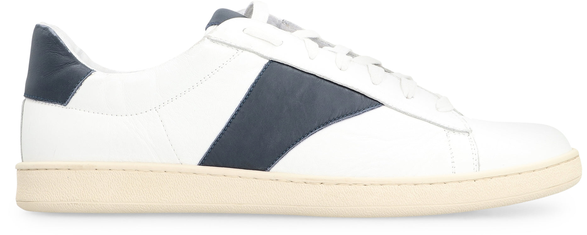 Court leather low-top sneakers