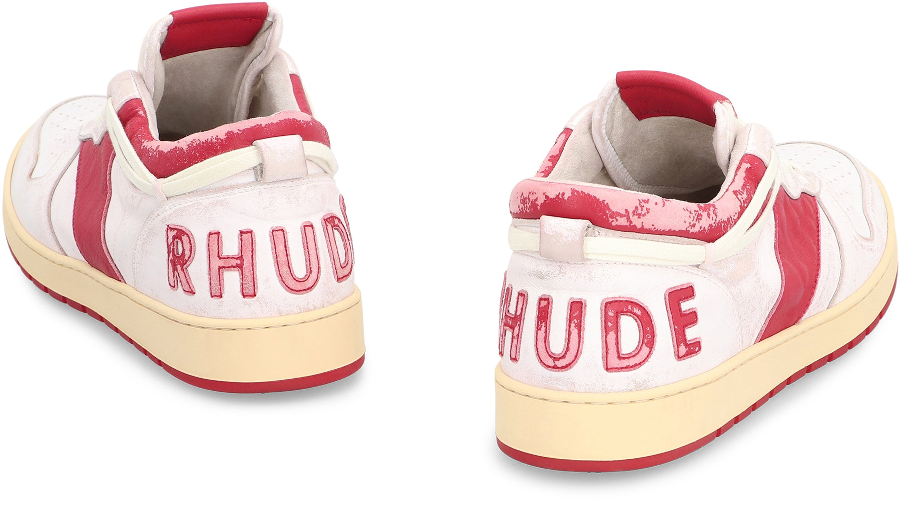 Rhecess leather low-top sneakers