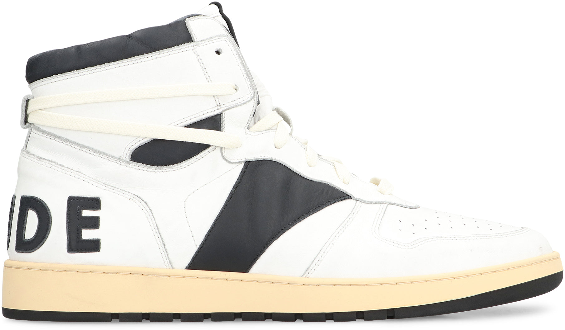 Rhecess leather high-top sneakers