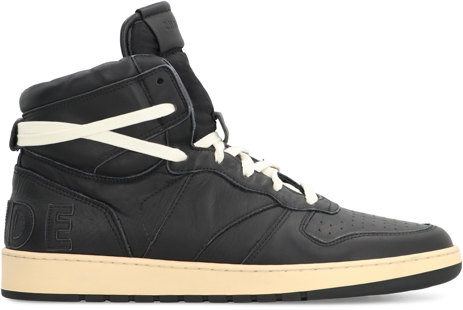 Rhecess leather high-top sneakers
