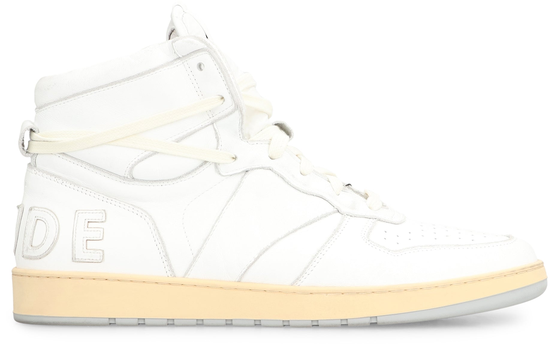 Rhecess leather high-top sneakers