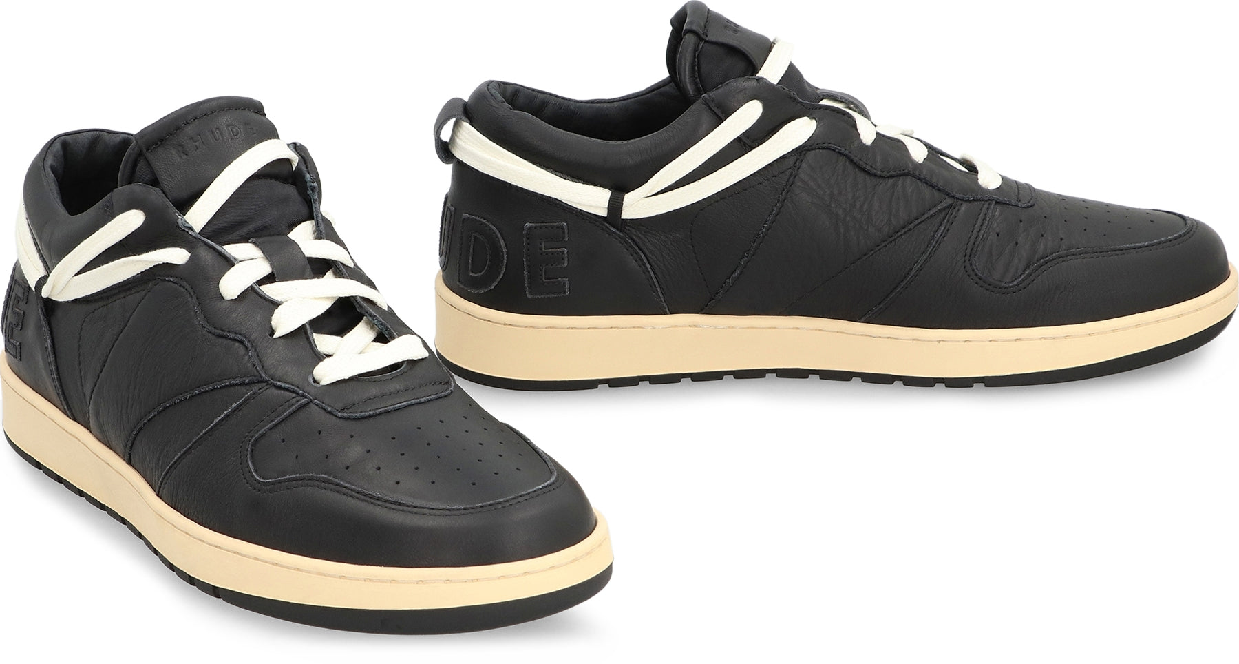 Rhecess leather low-top sneakers