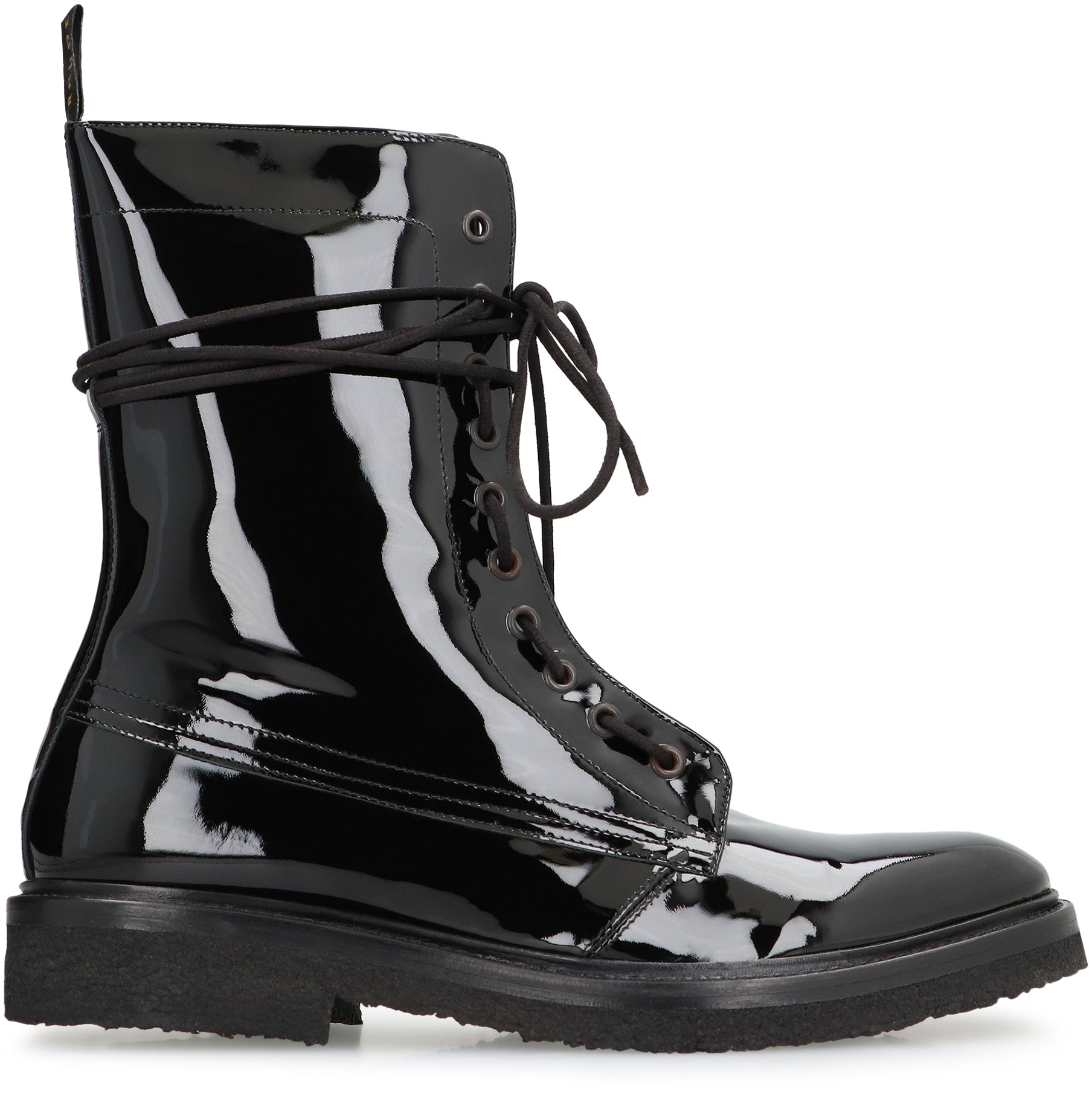 Rhanger leather combat boots