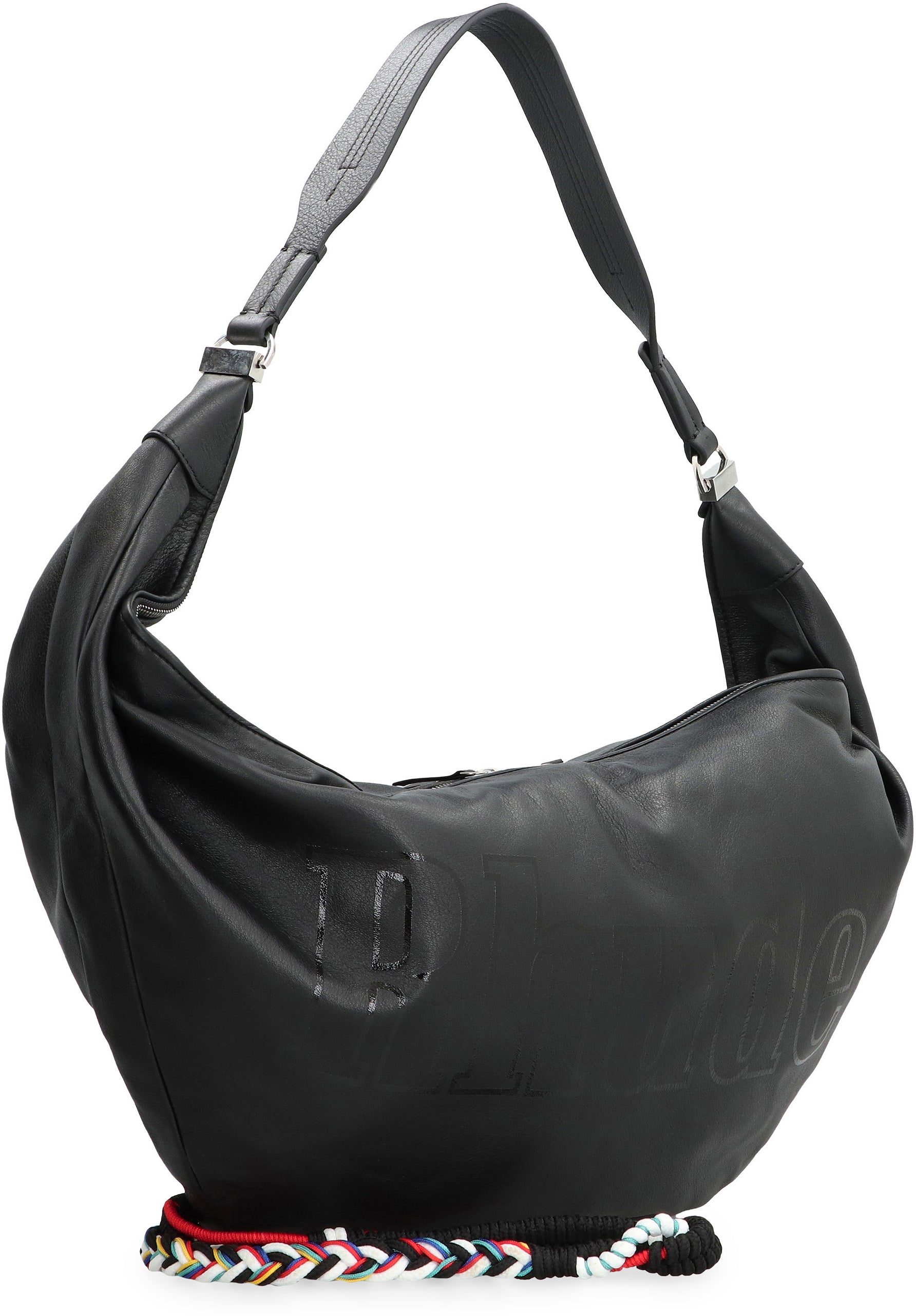 Leather messenger bag