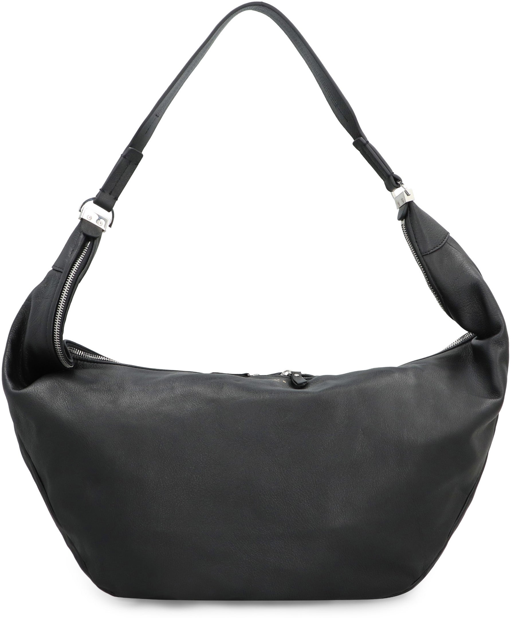 Leather messenger bag