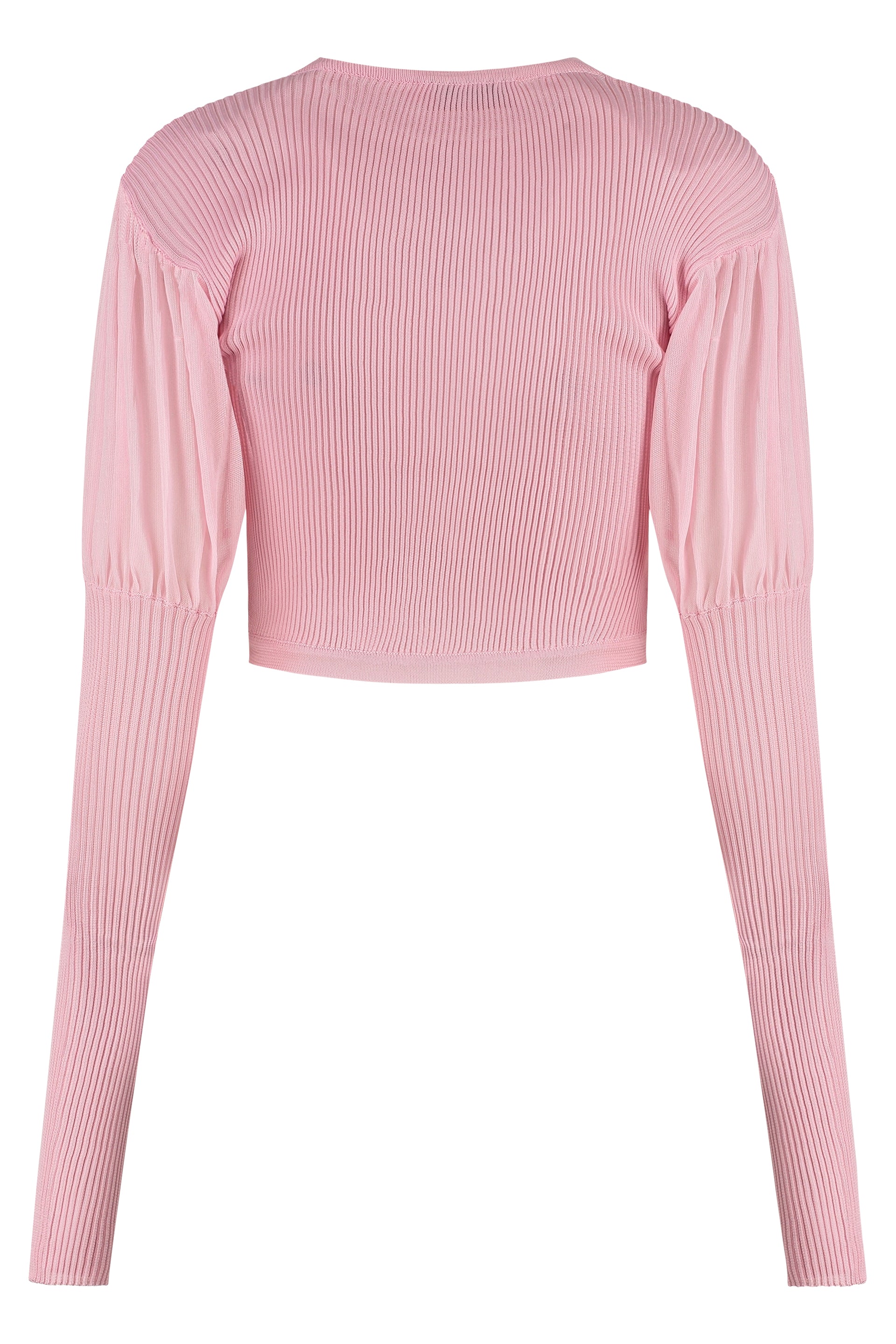 Ribbed-knit cardigan