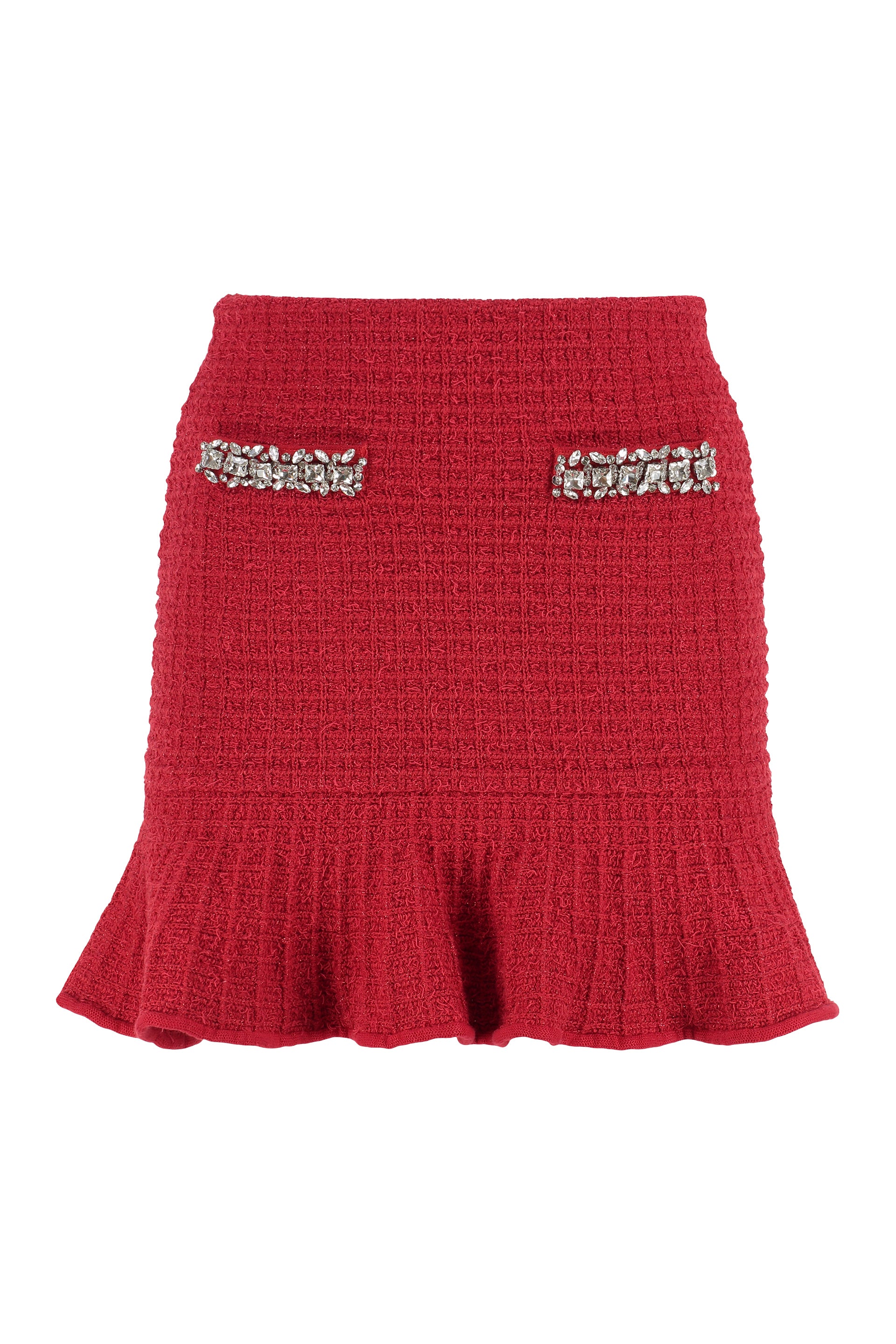 Knitted mini skirt