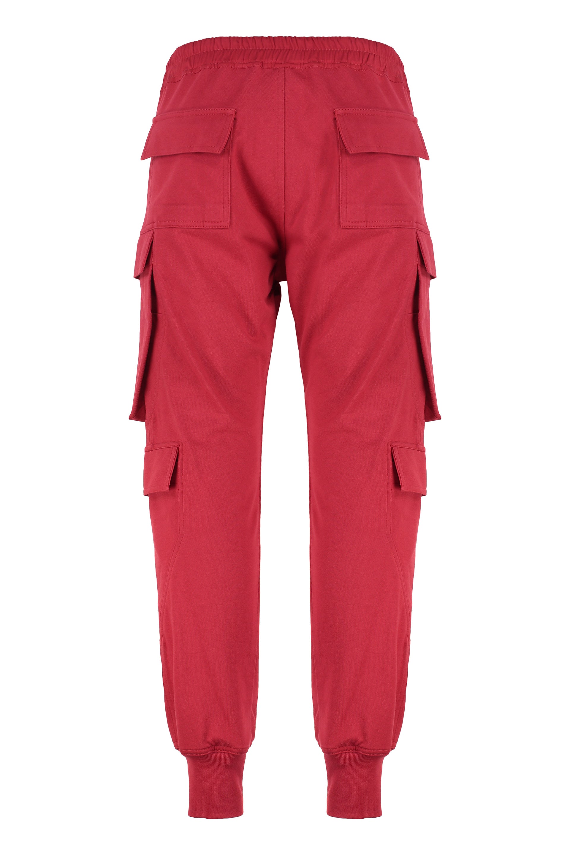 Stretch cotton track-pants