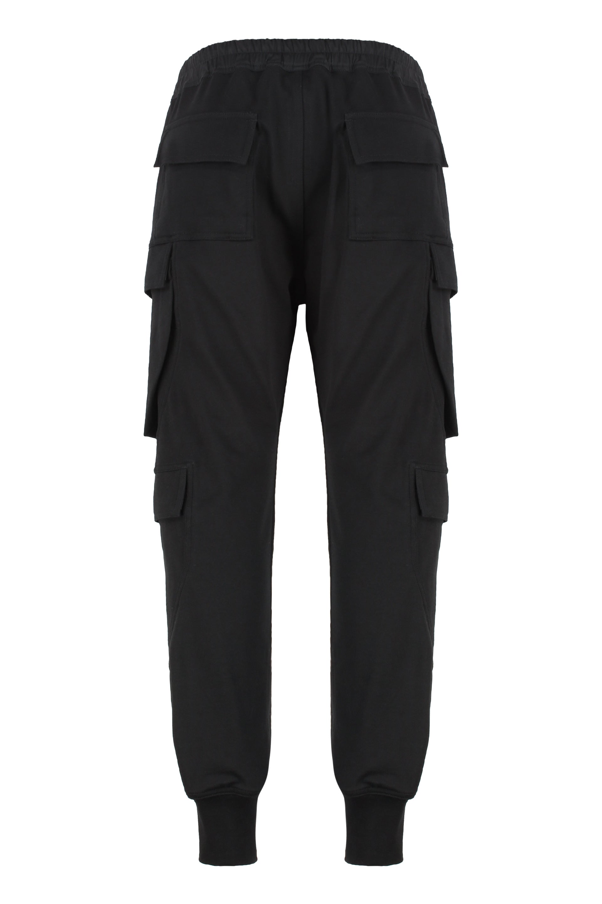 Stretch cotton track-pants
