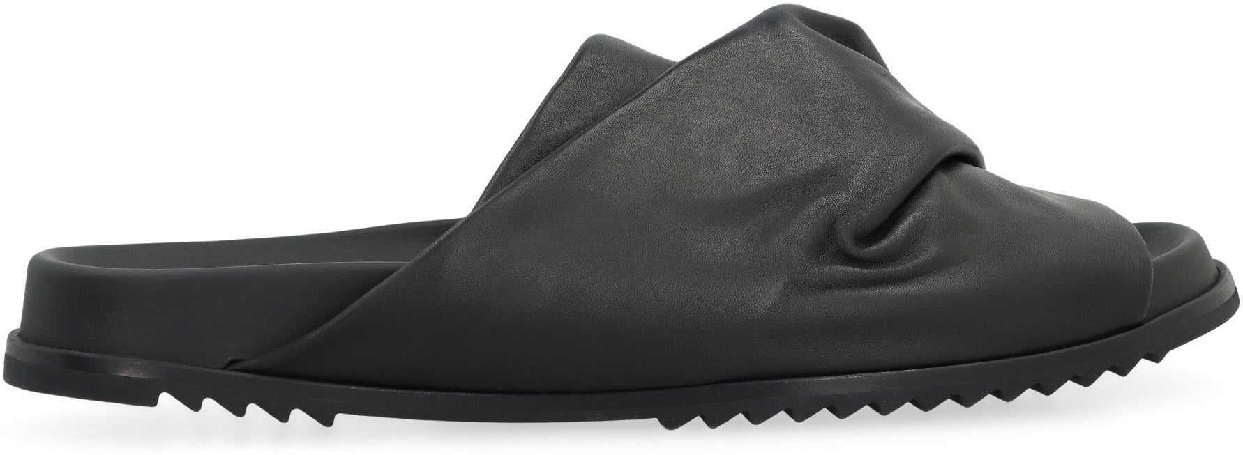 Mobius leather slides