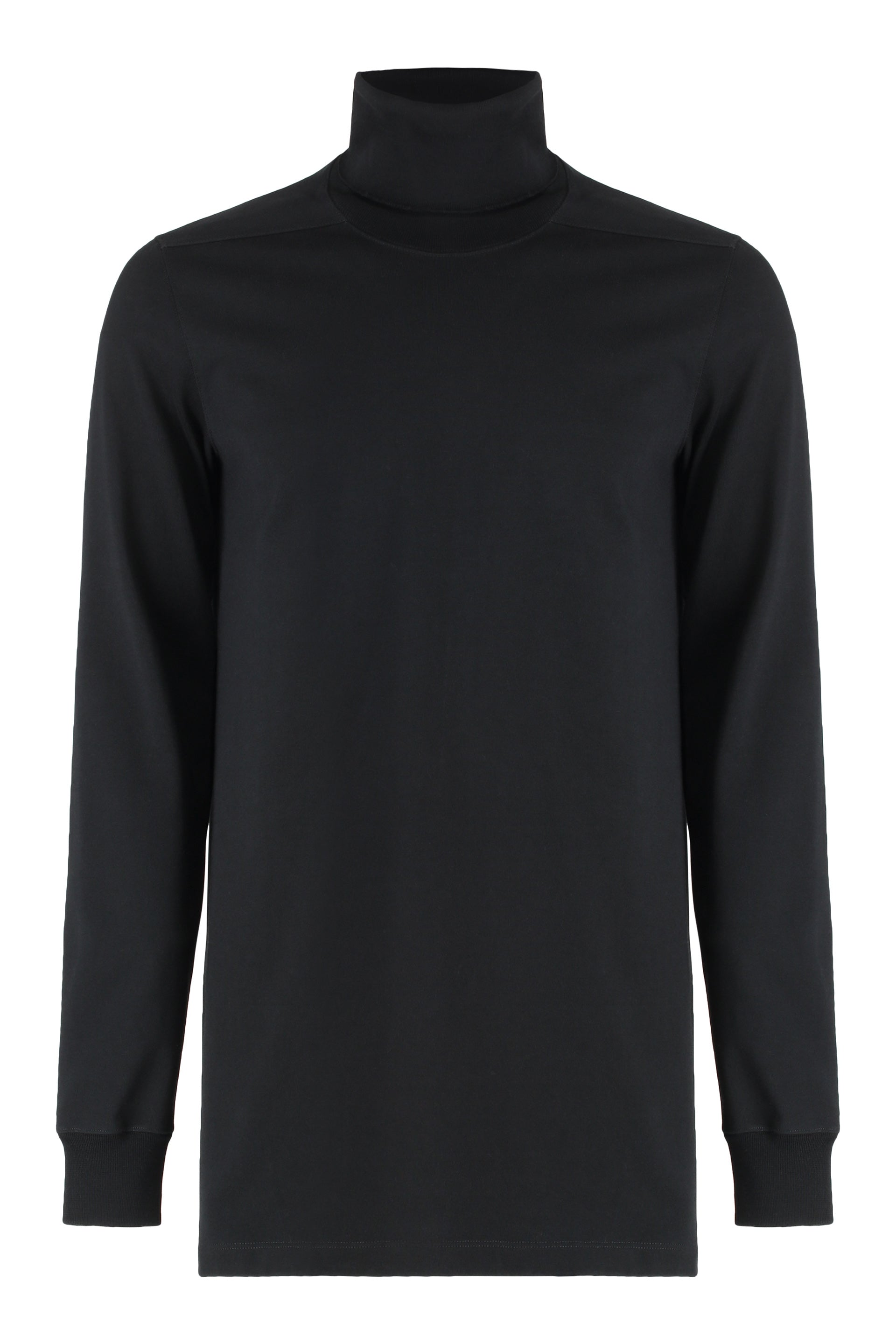 Long sleeve cotton turtleneck
