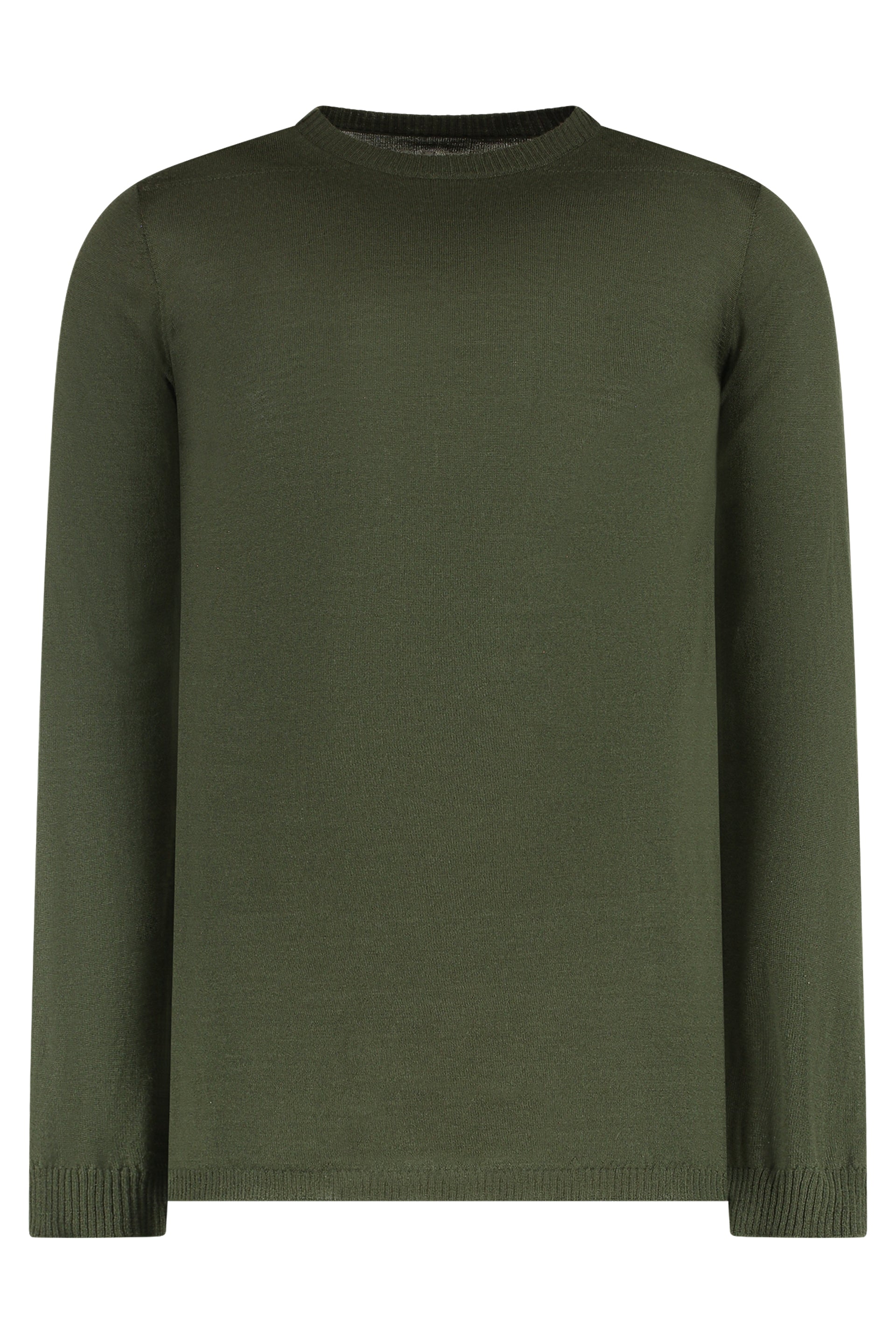 virgin wool crew-neck sweater