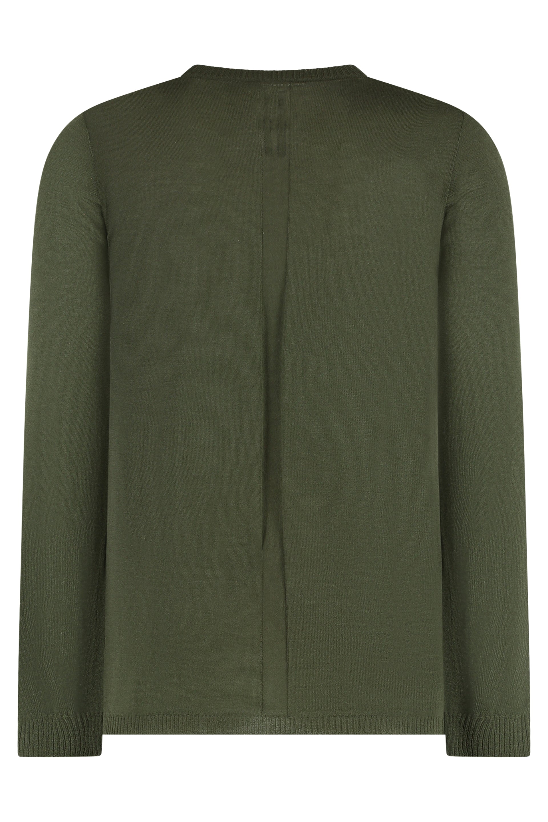 virgin wool crew-neck sweater