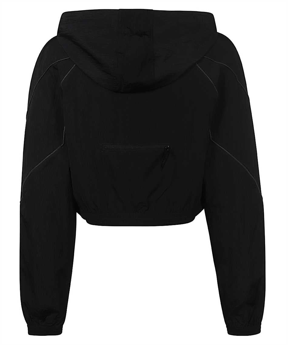 Hooded nylon jacket