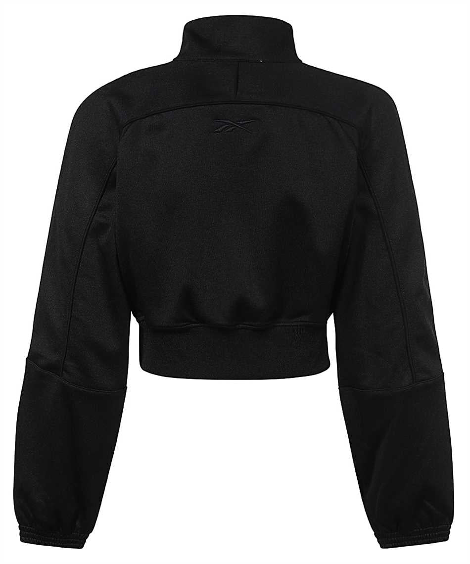 Techno fabric full-zip sweatshirt