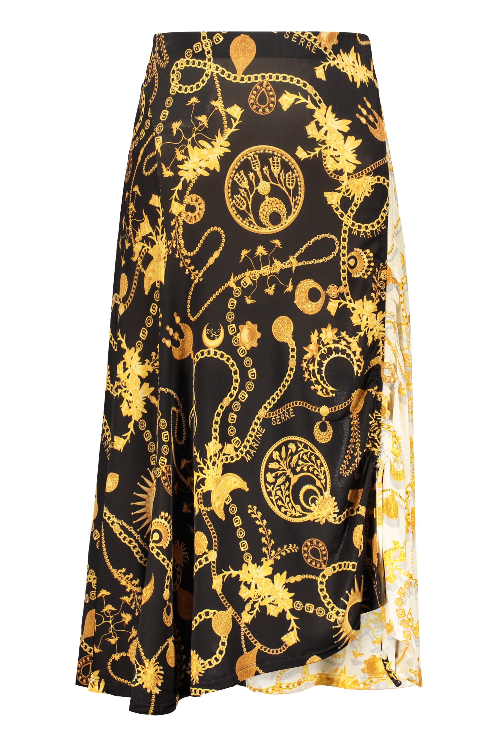 Asymmetric skirt