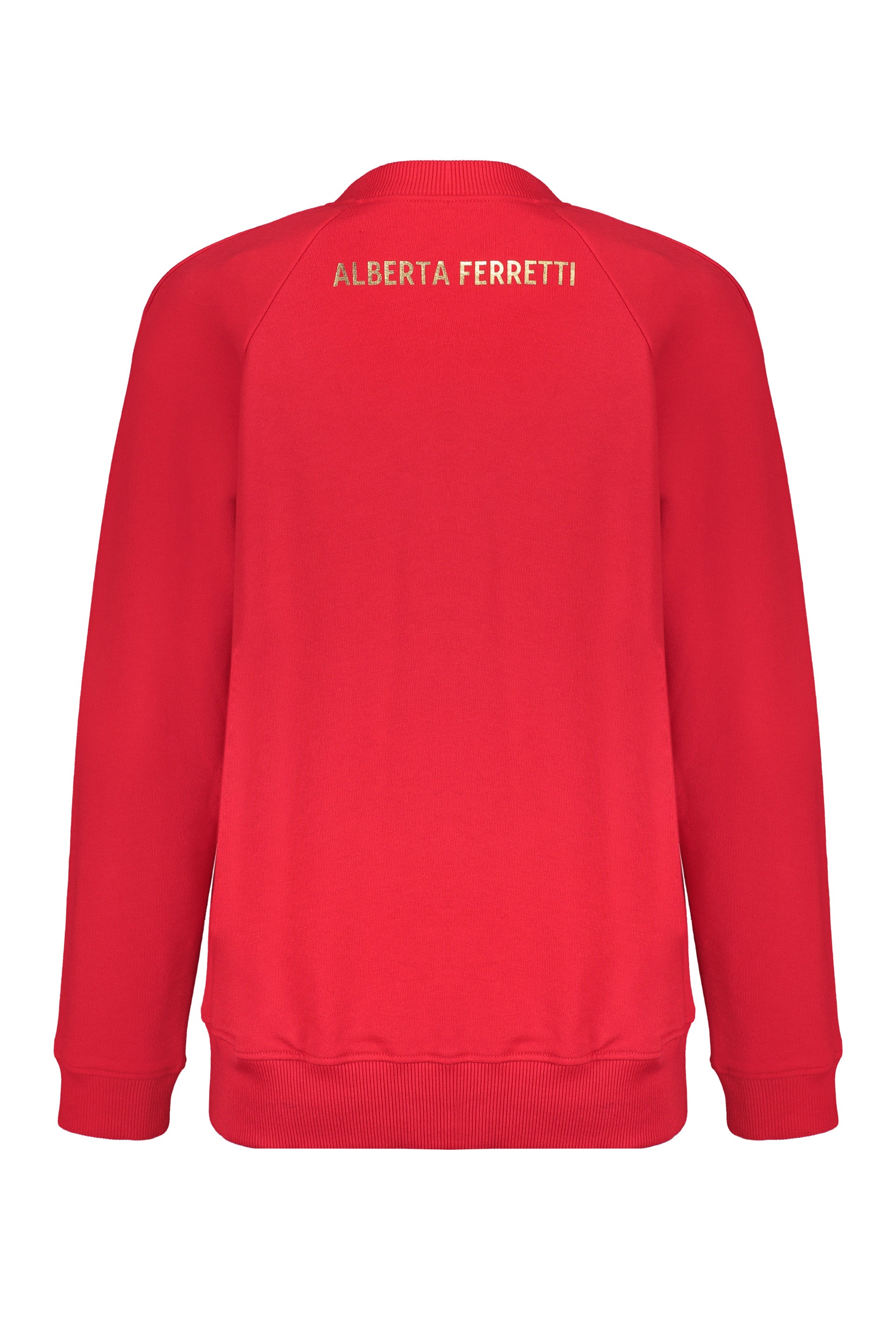 Cotton crew-neck sweatshirt