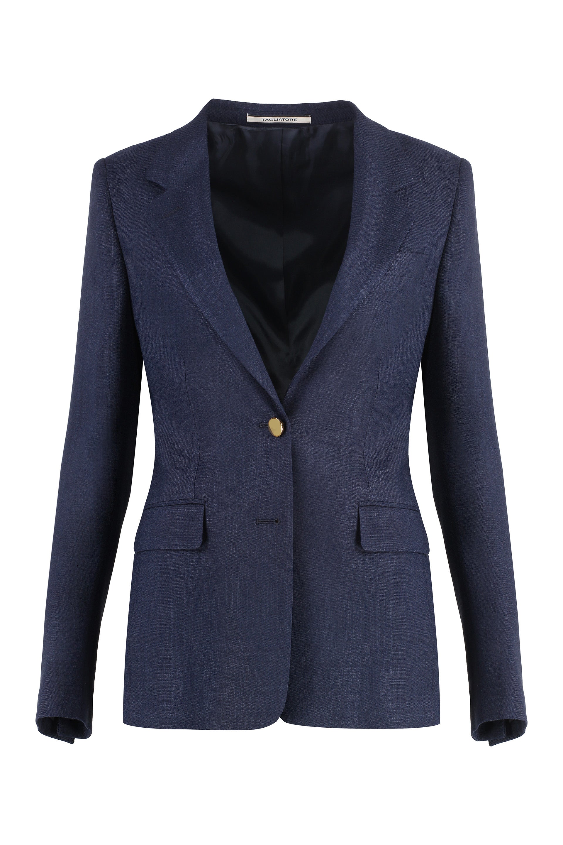 Single-breasted one button jacket