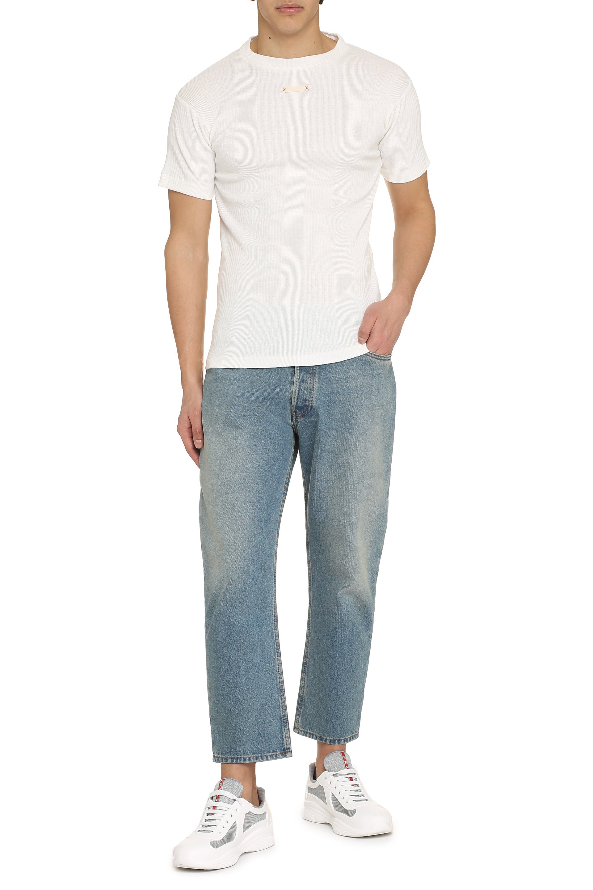 Cotton knit T-shirt