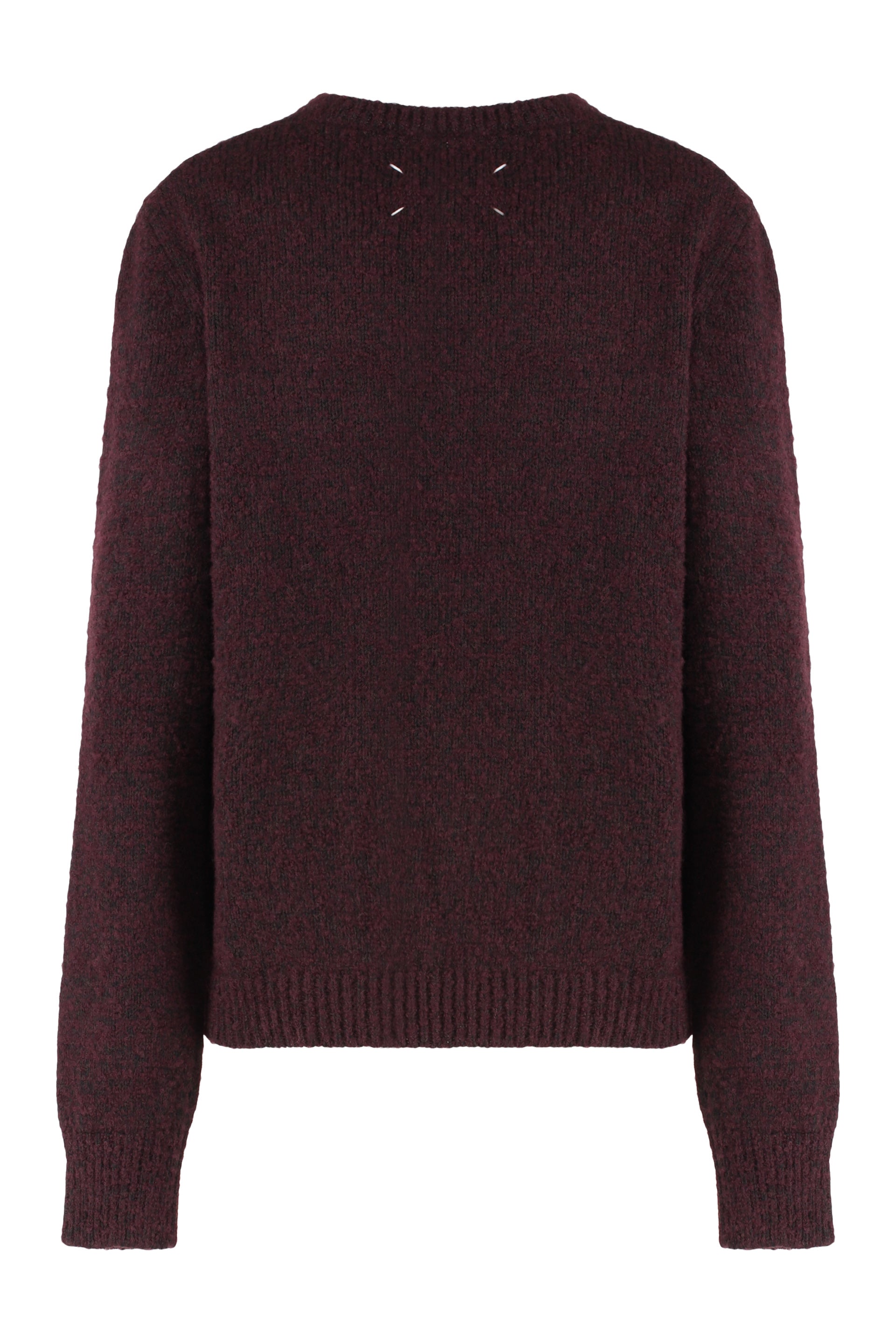 virgin wool crew-neck sweater