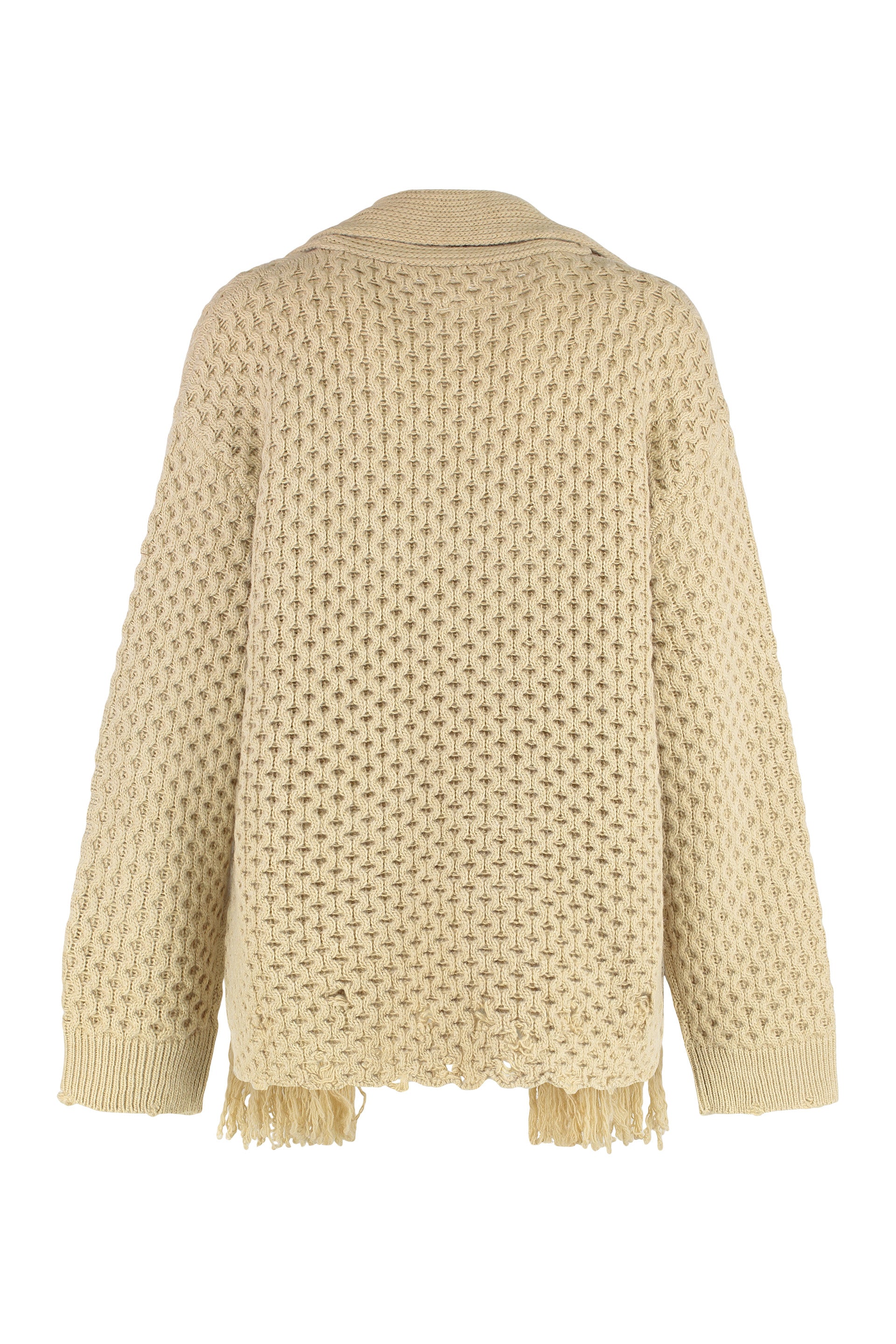 Wool-blend crew-neck sweater
