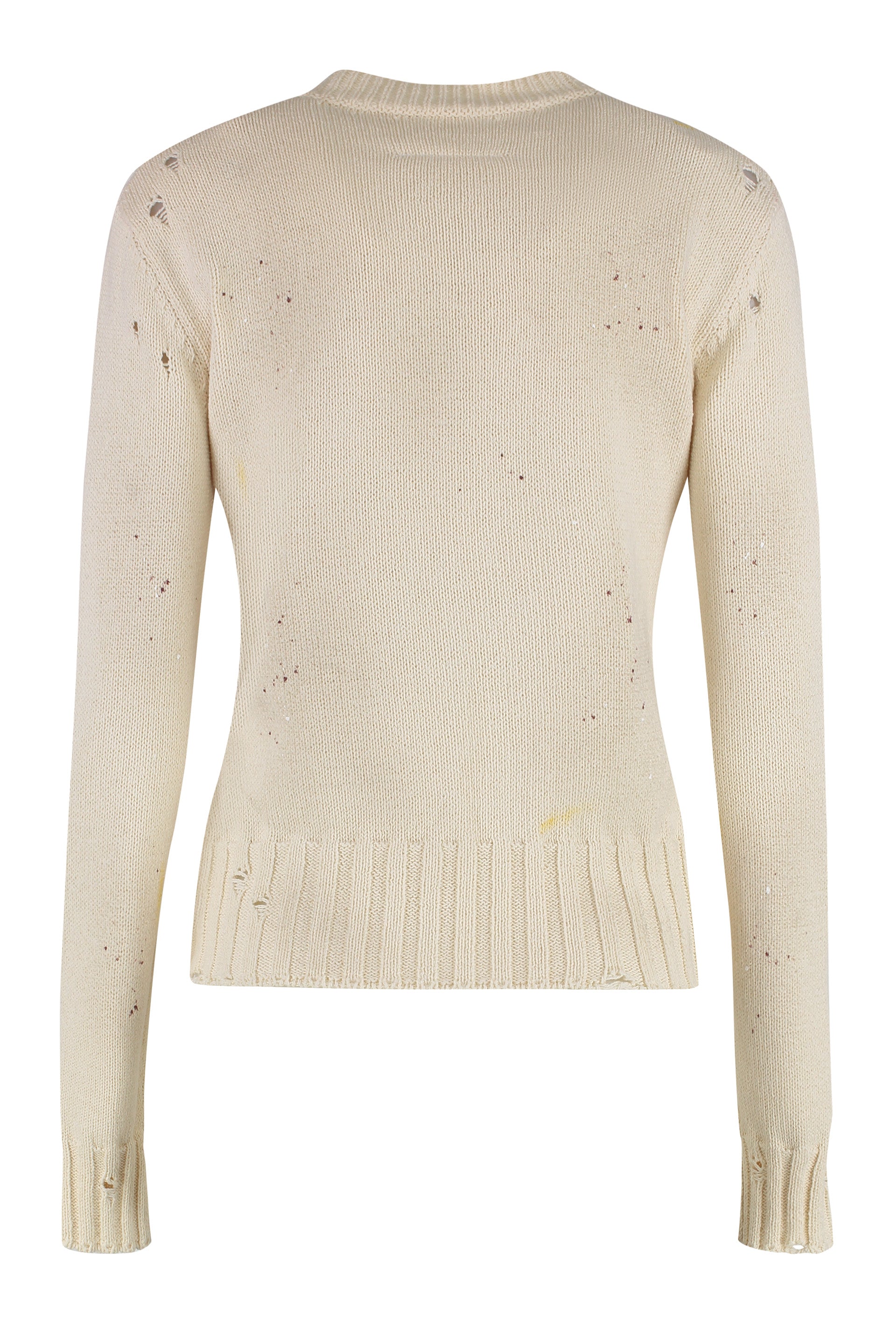 Cotton crew-neck sweater