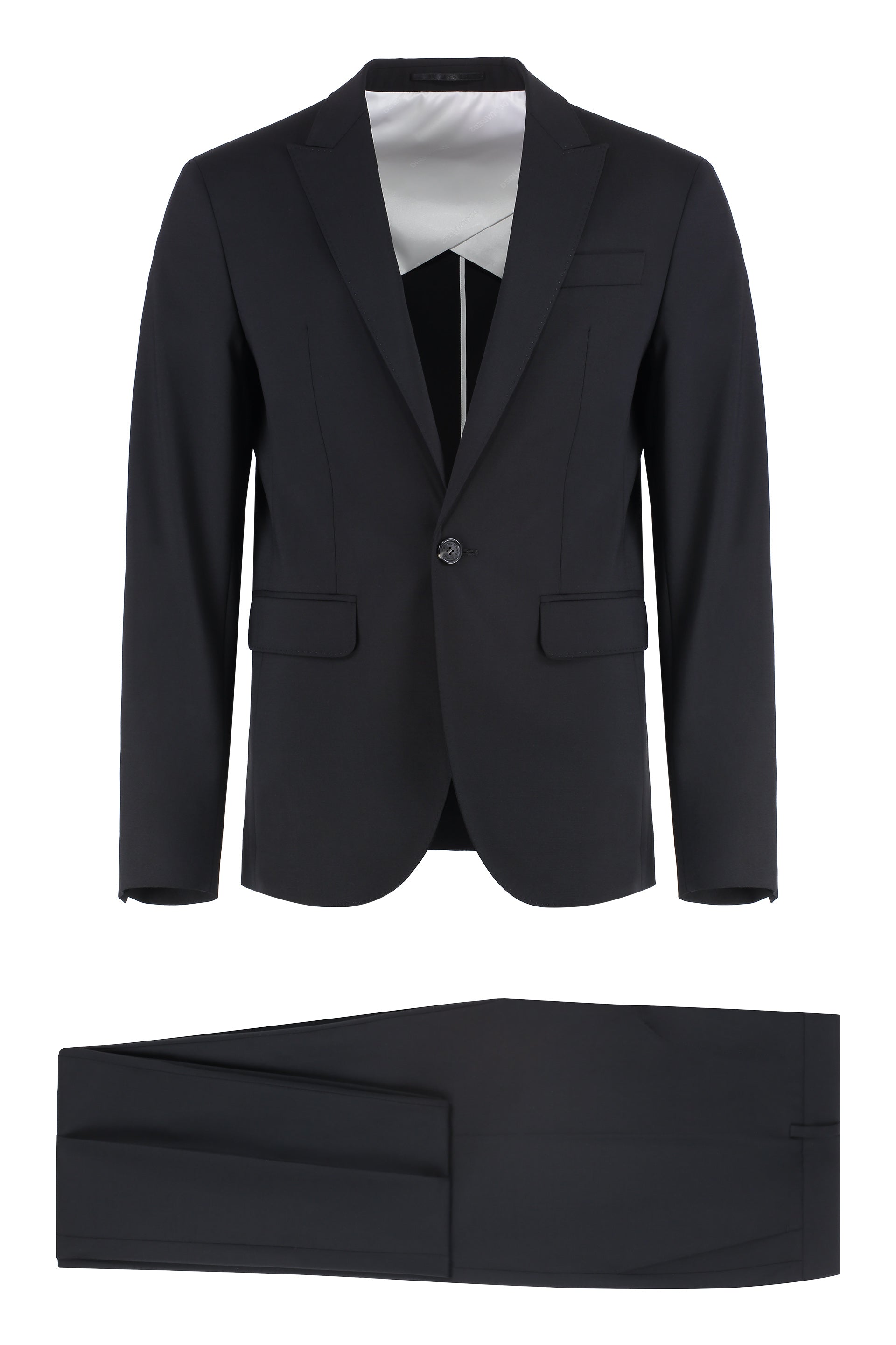 Virgin wool two-piece suit