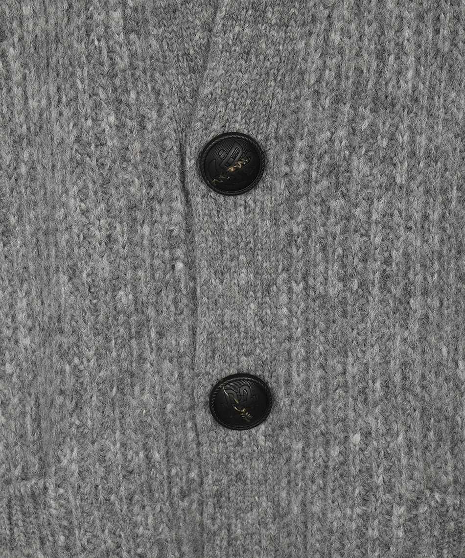 Long knitted cardigan