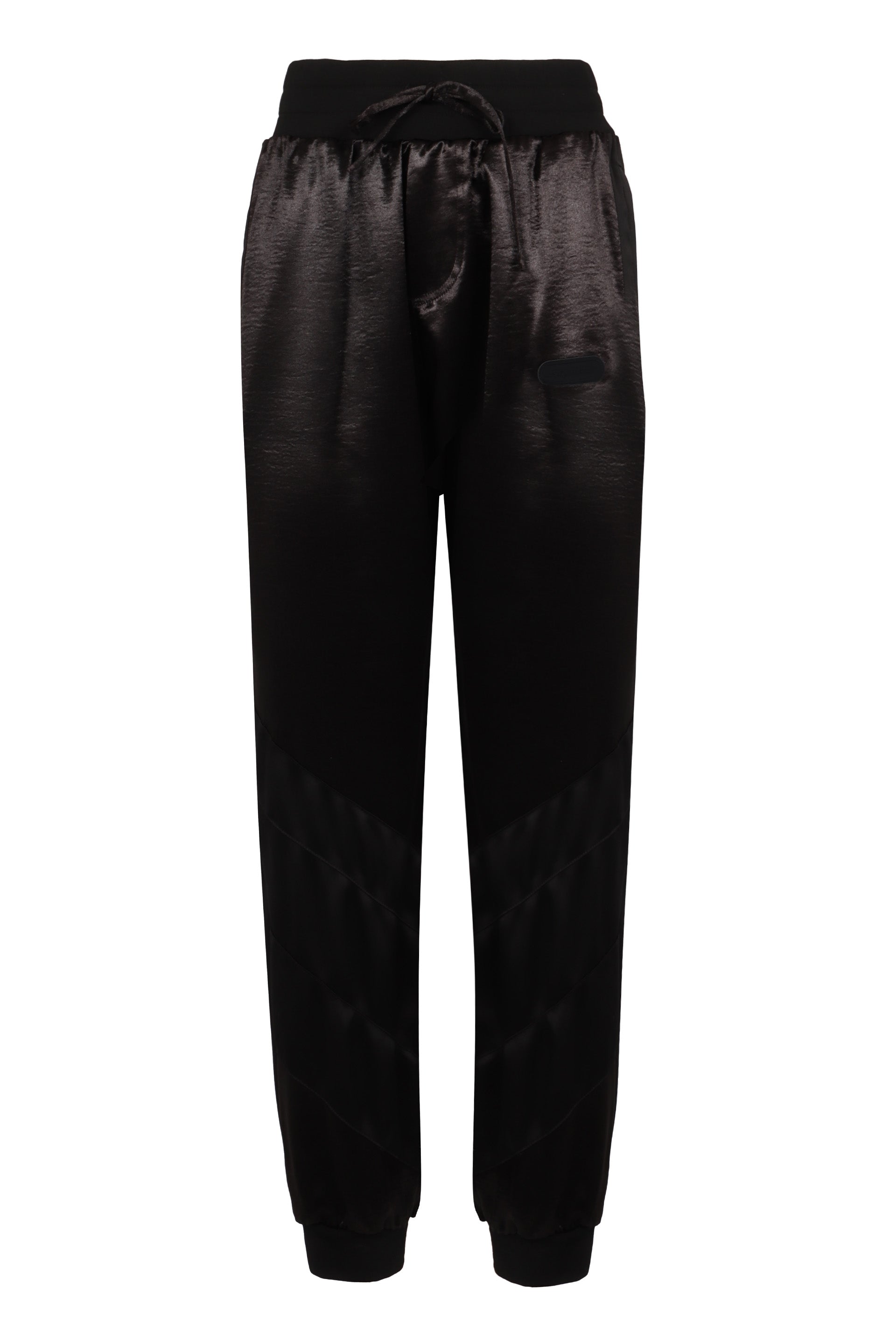 Techno fabric track pants