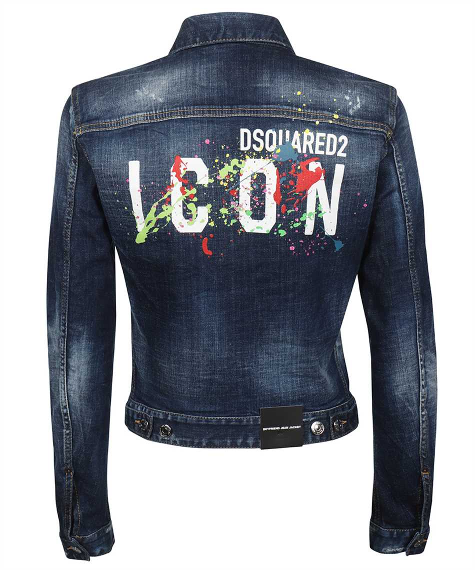 Destroyed denim jacket