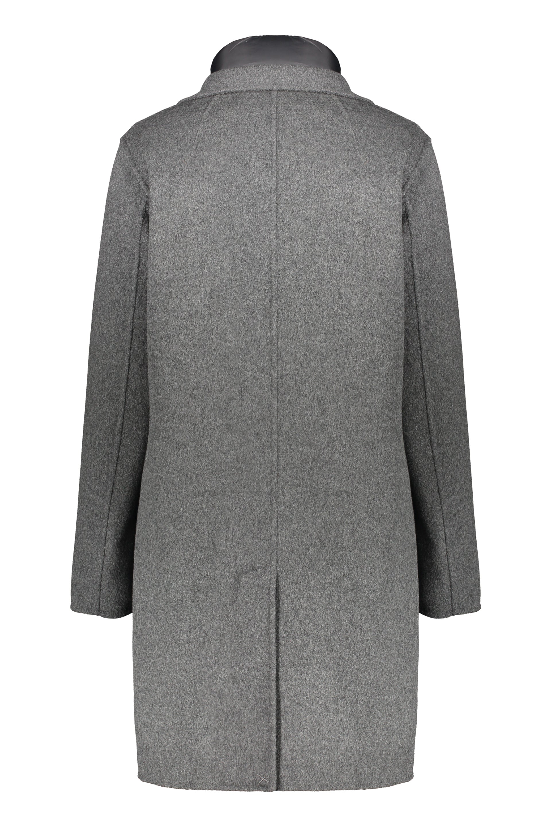 Coat with removable down lining