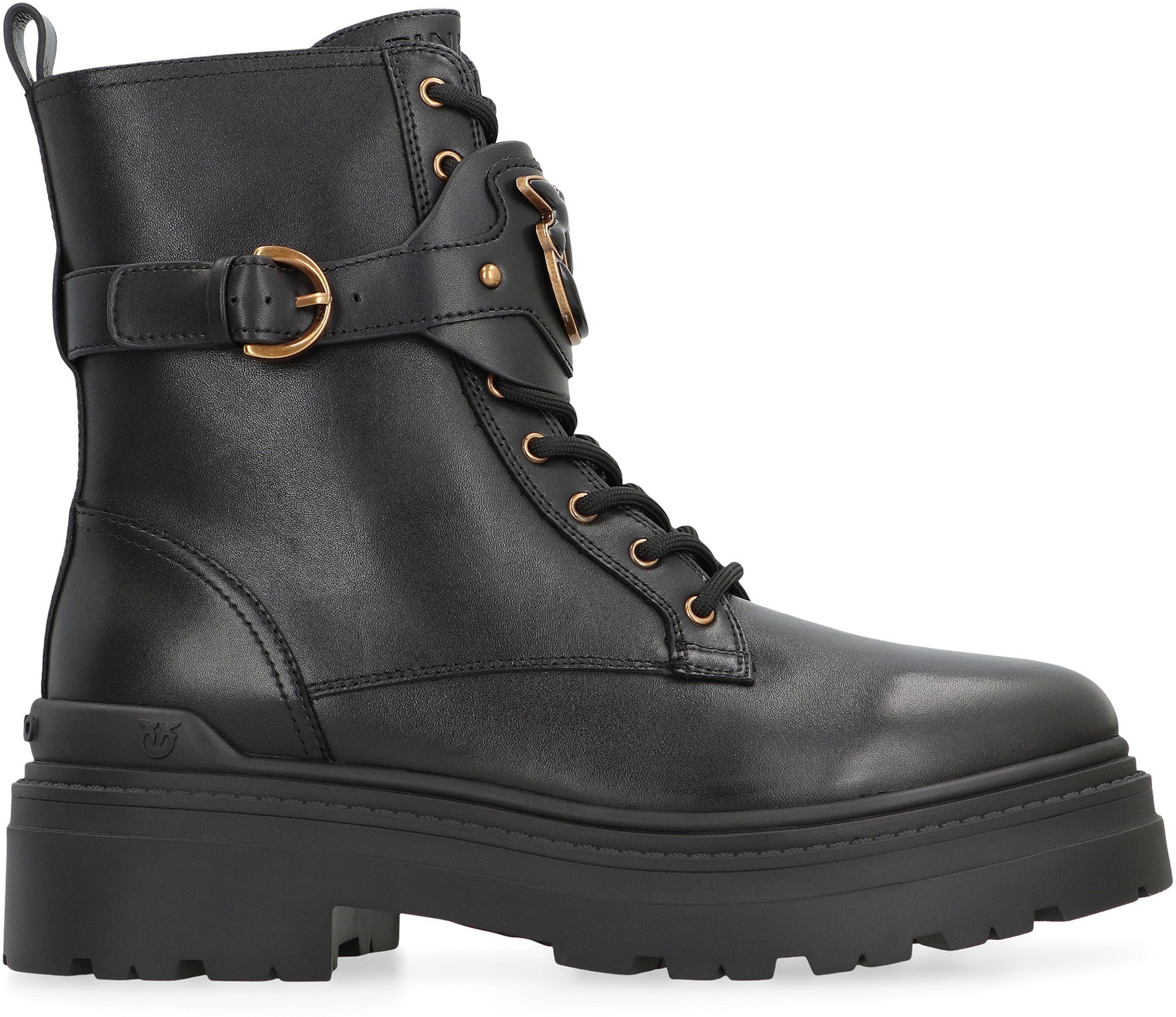 Mia Leather combat boots