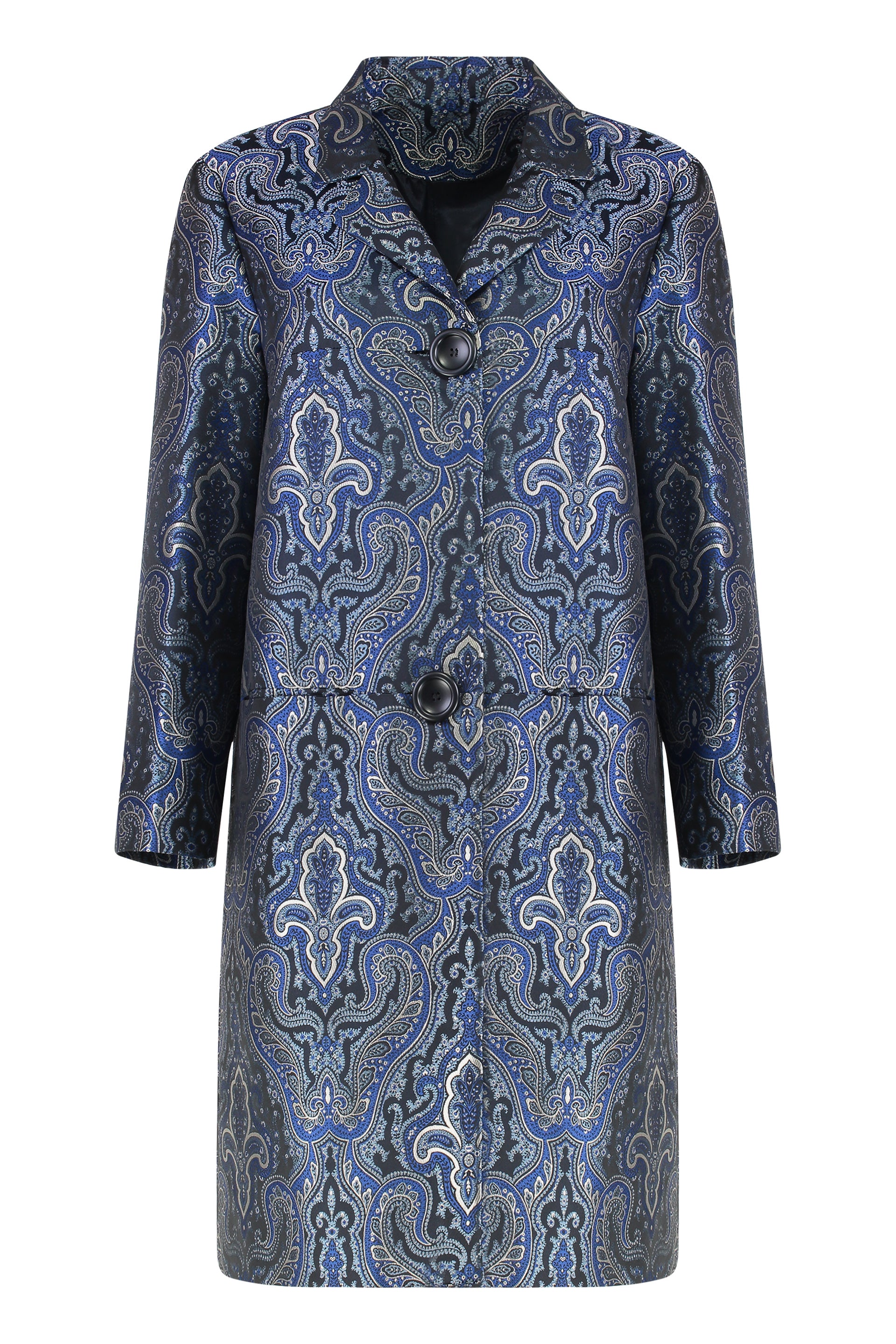 Jacquard fabric coat