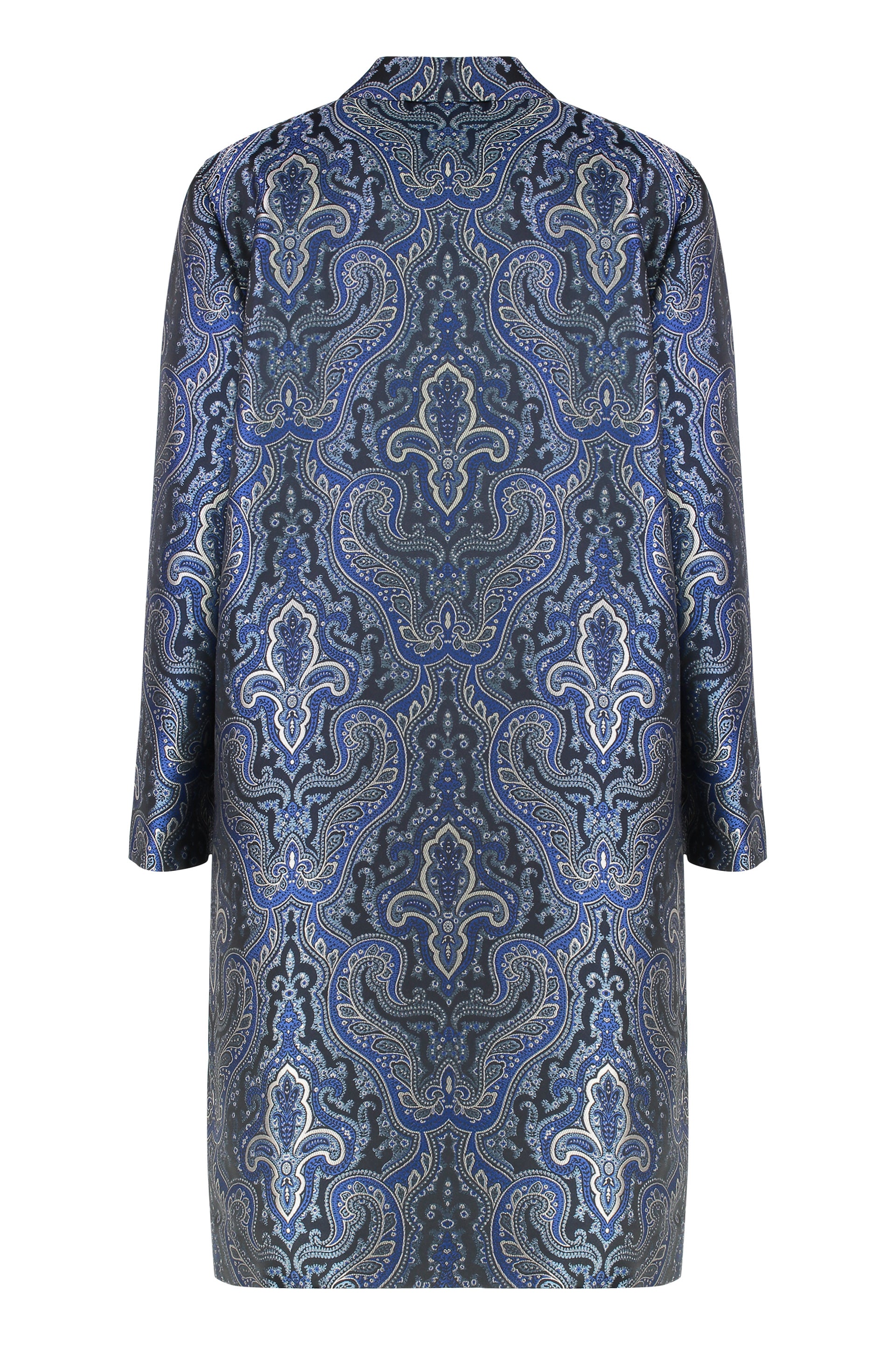 Jacquard fabric coat