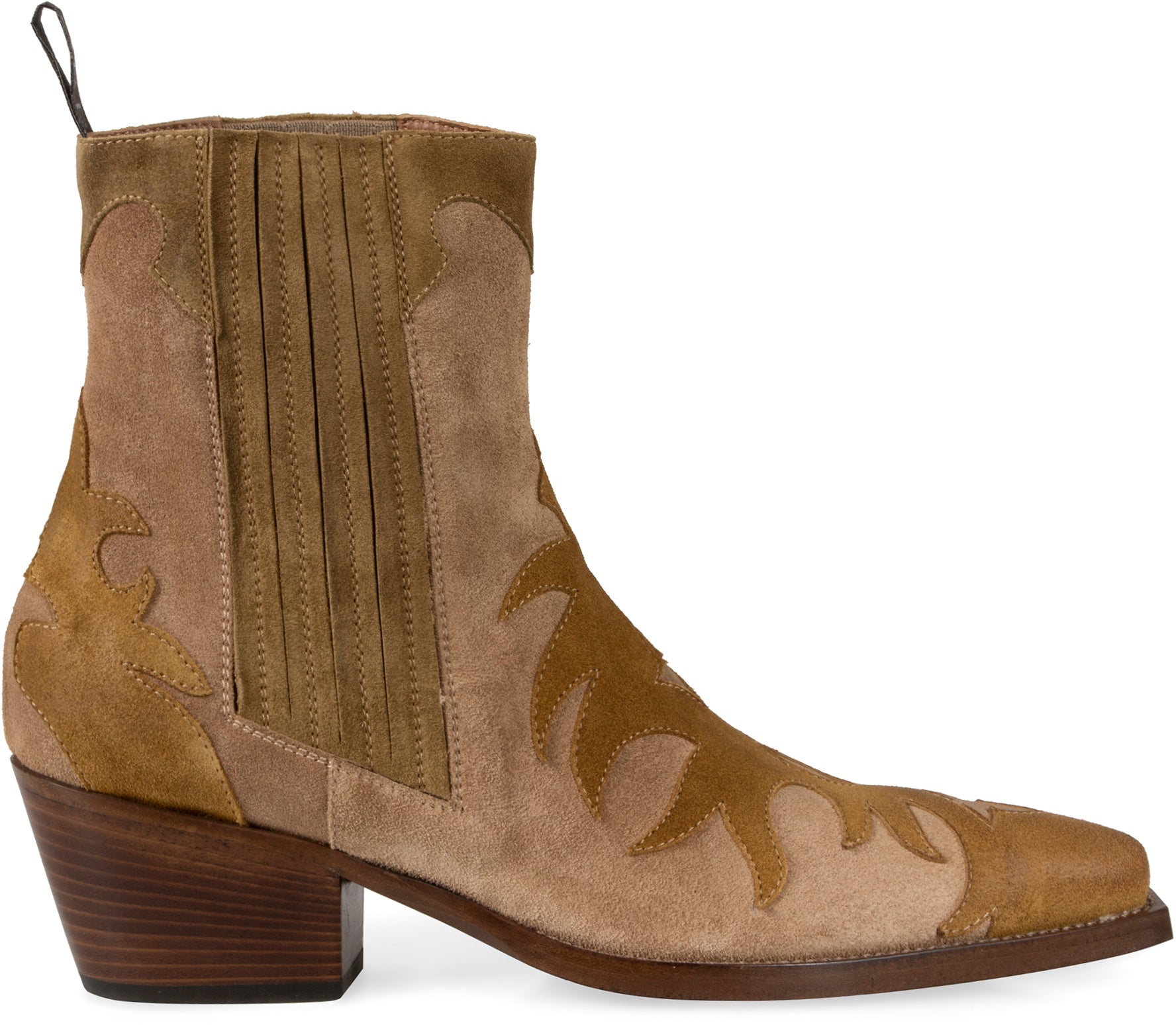 Suede ankle boots