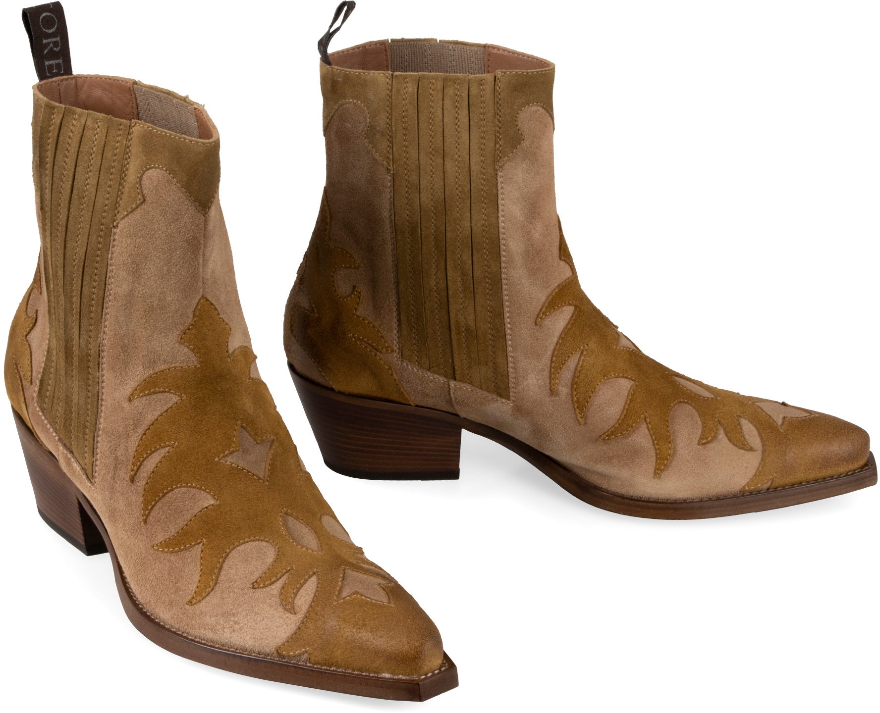 Suede ankle boots