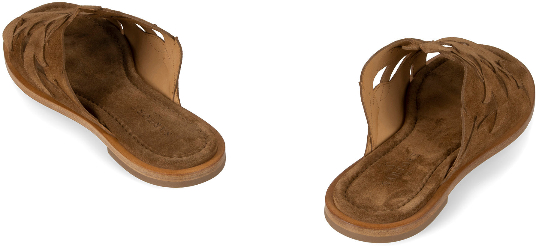 Suede mules