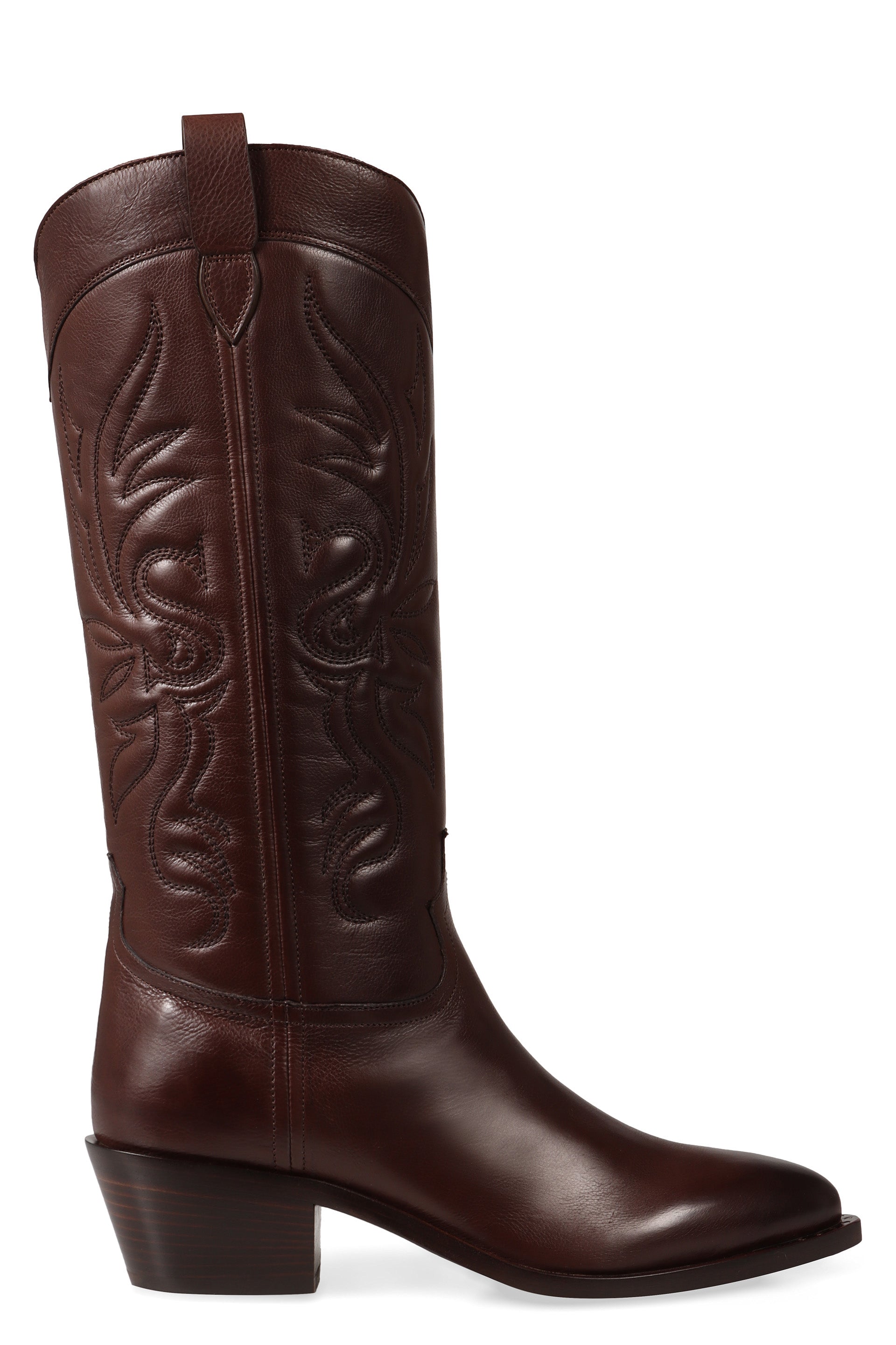 Leather boots