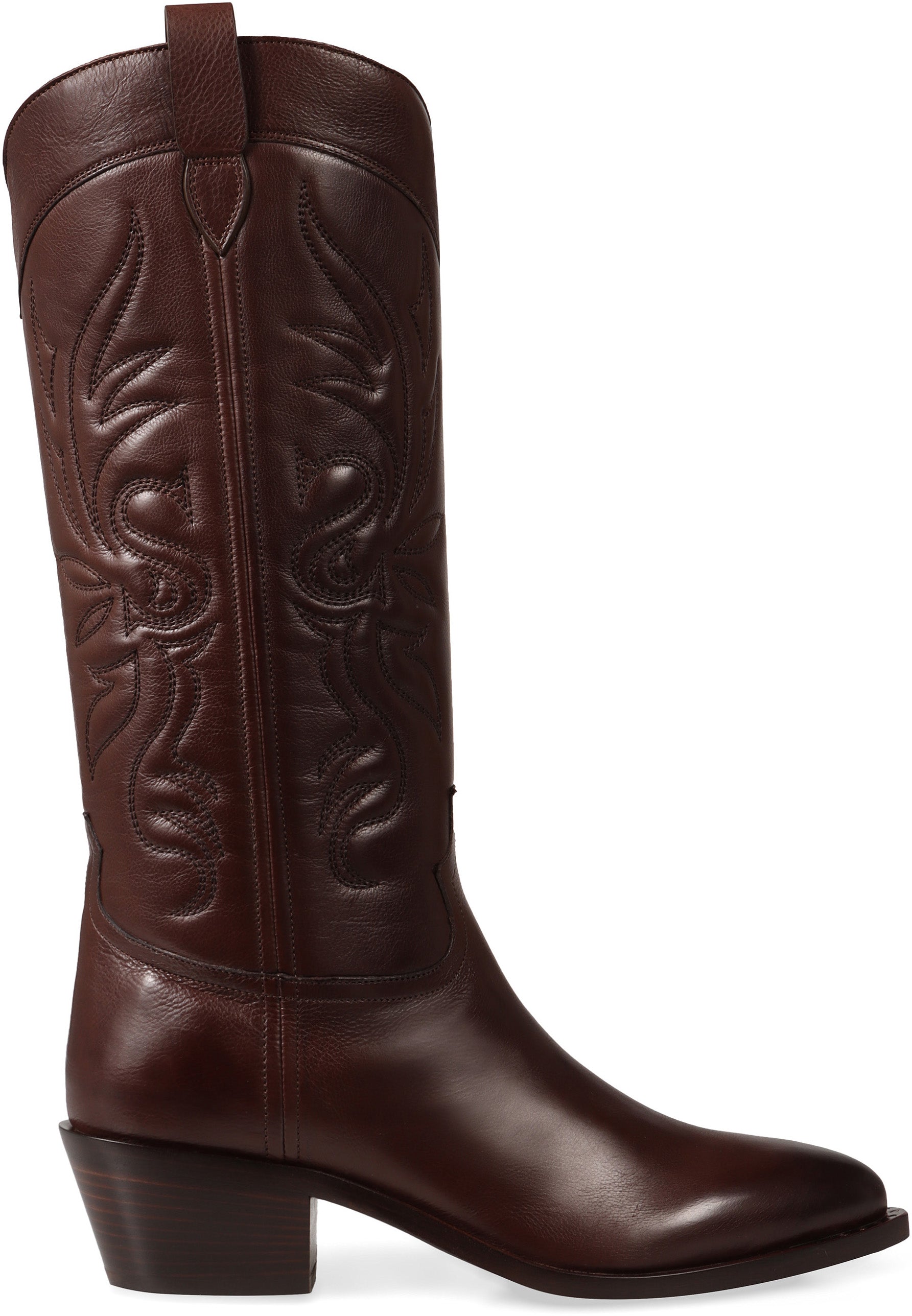 Leather boots