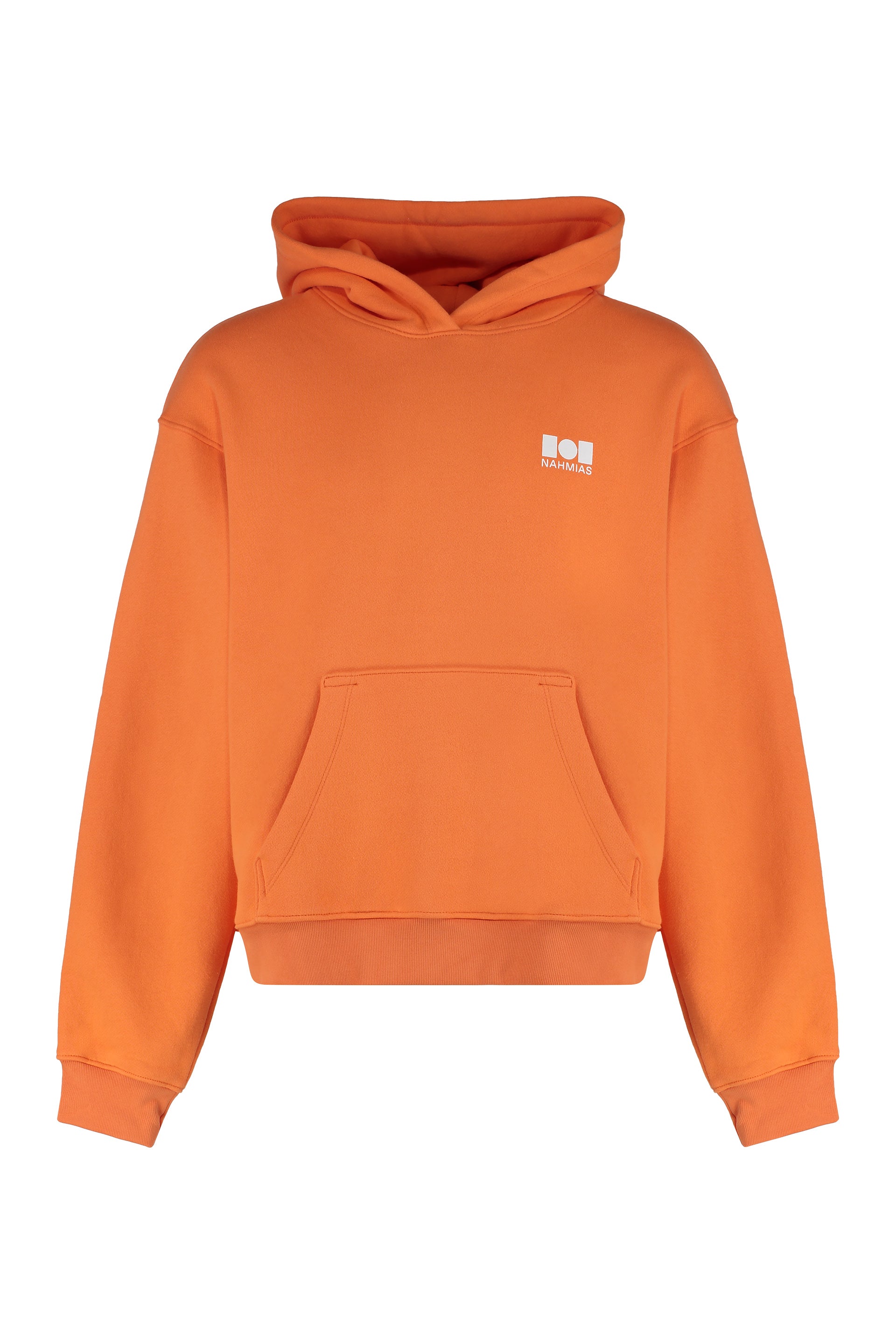 Logo cotton hoodie