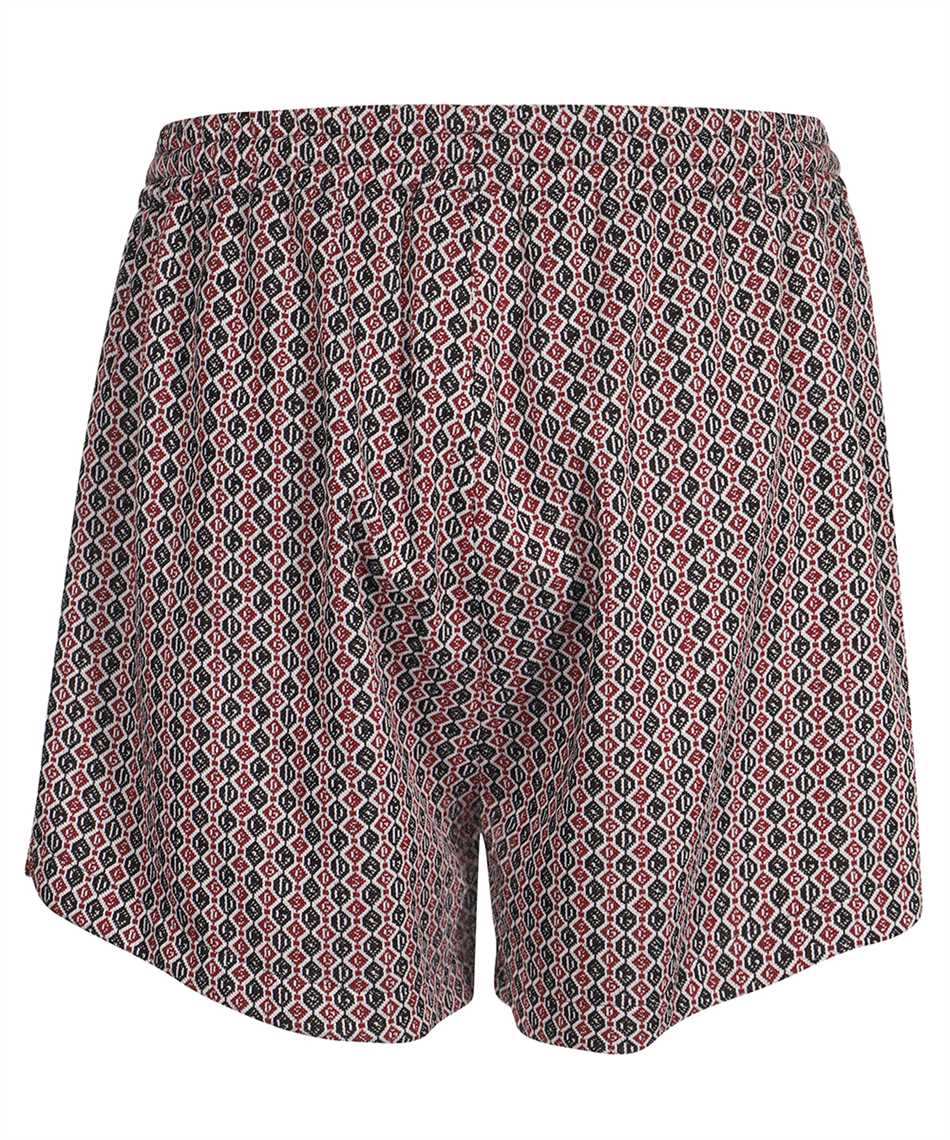 Bermuda shorts with all-over logo